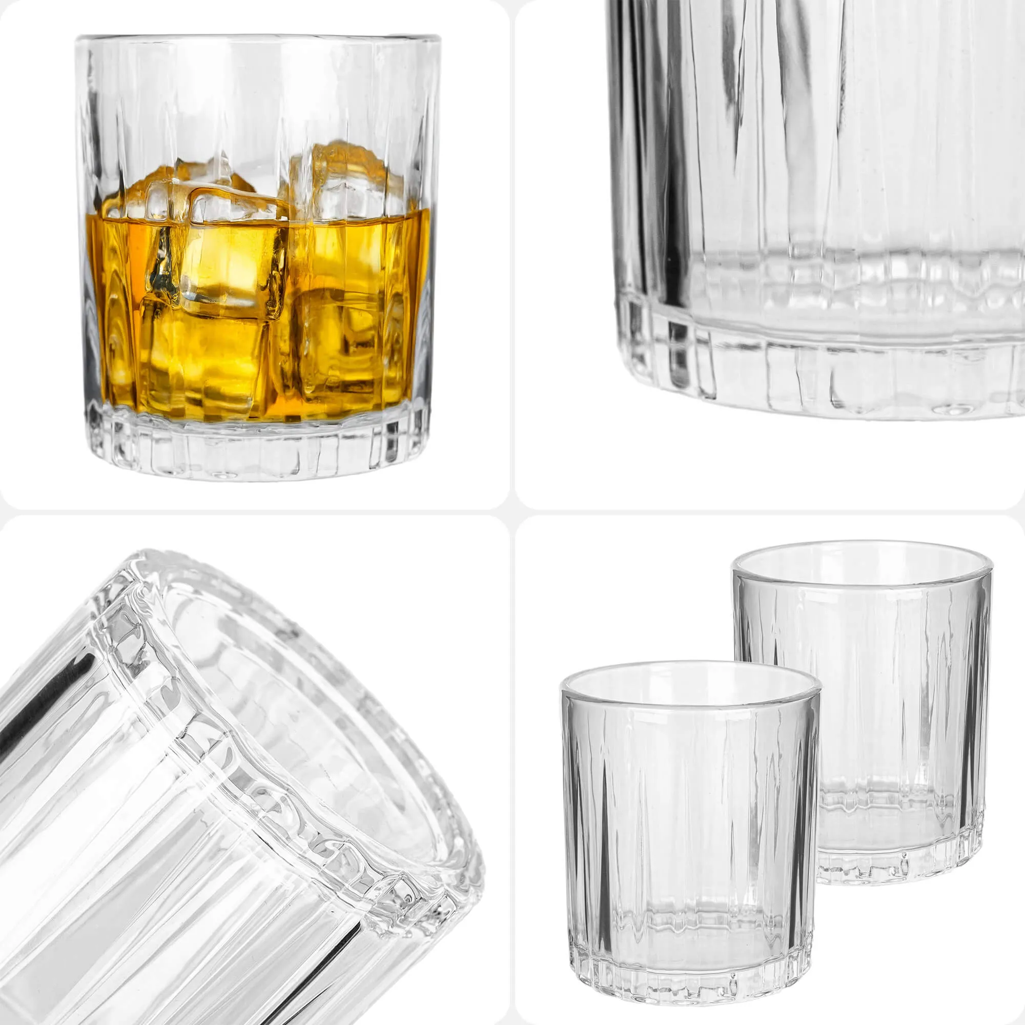 Auverse viskio ir kokteilių stiklinės 330 ml 2 vnt.