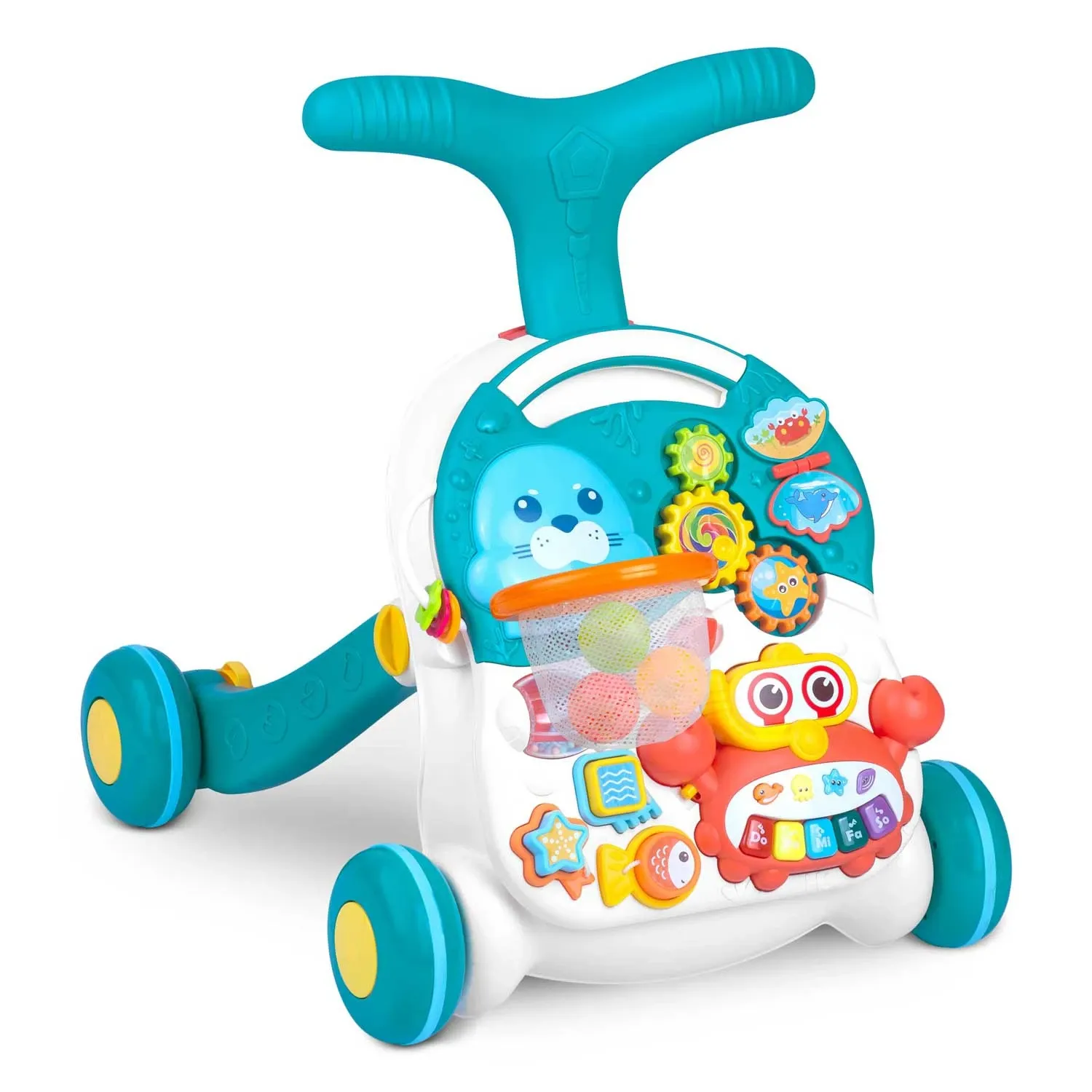 Švietimo stalas stūmimui 3in1 RK-810 baltas ir mėlynas - nuotrauka 1