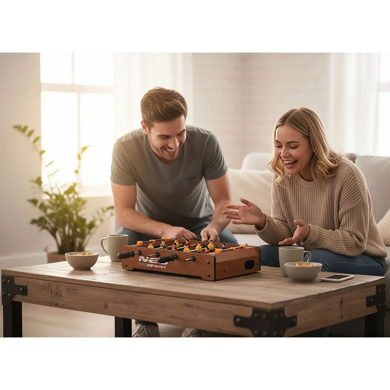 Vaikiškas stalo futbolo stalas Neo-Sport NS-439 - nuotrauka 1