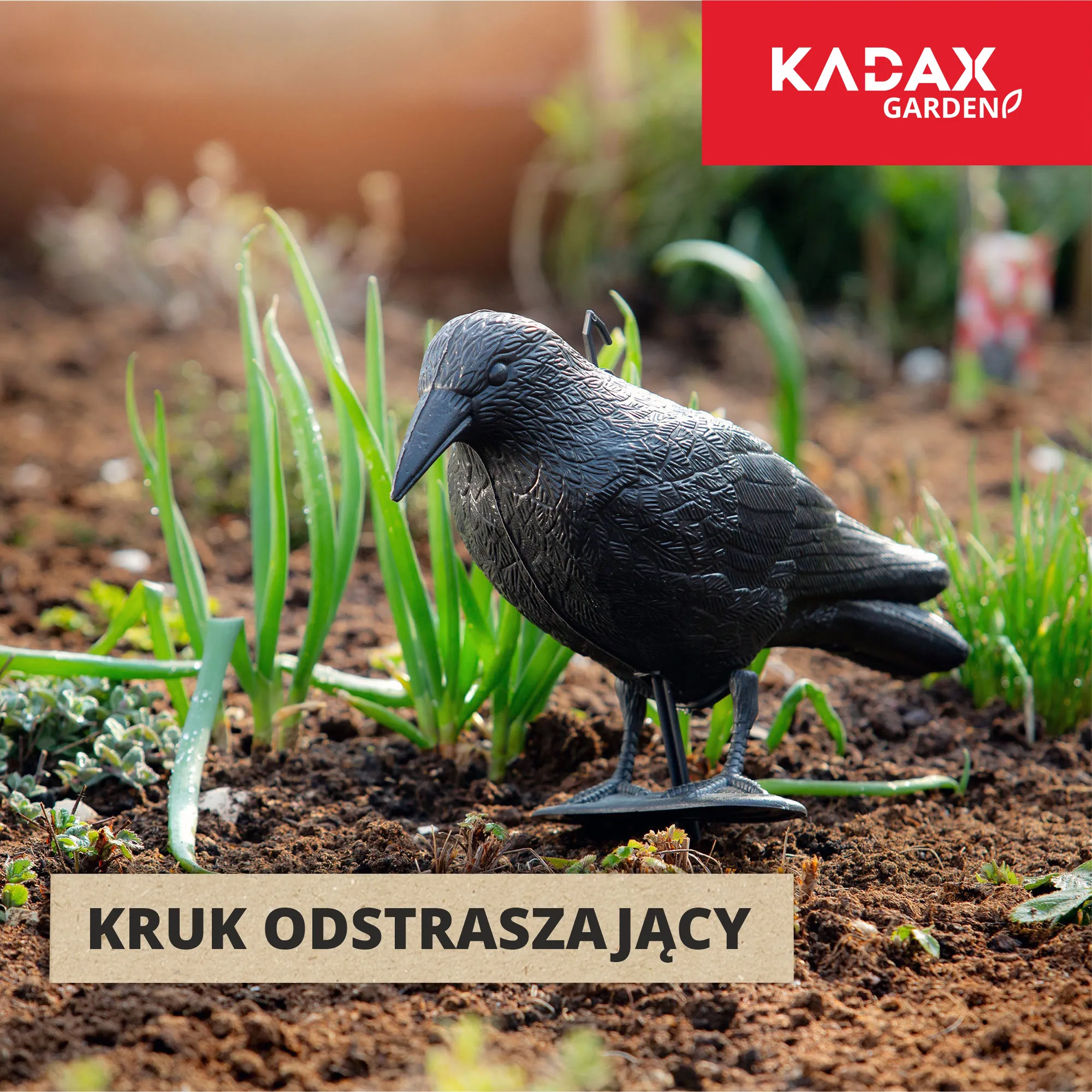 Paukščių baidyklė „Black Raven Krokom“, juoda, 2 vnt.