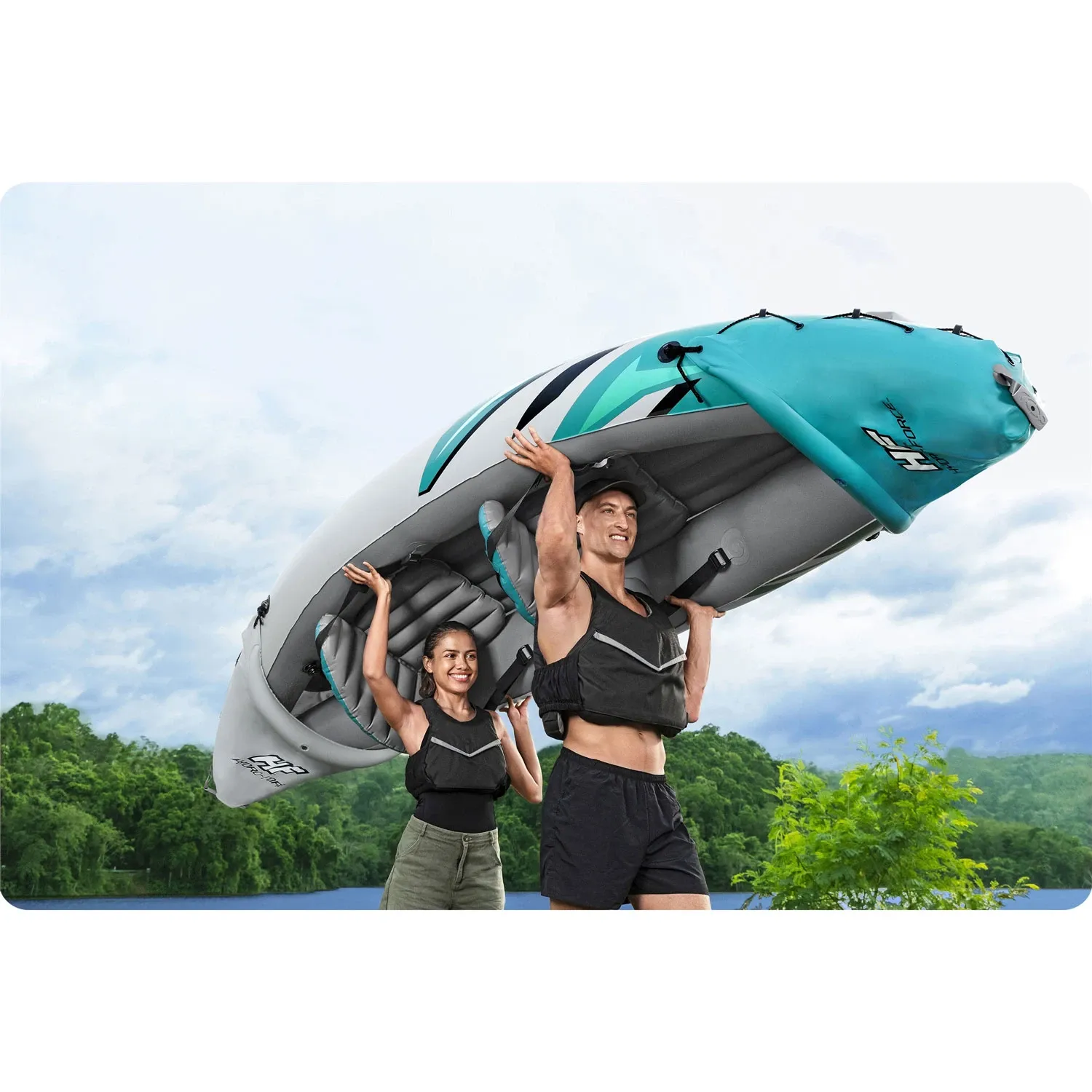 „Hydro-Force Rapid Elite Bestway 65142“ baidarė - nuotrauka 1