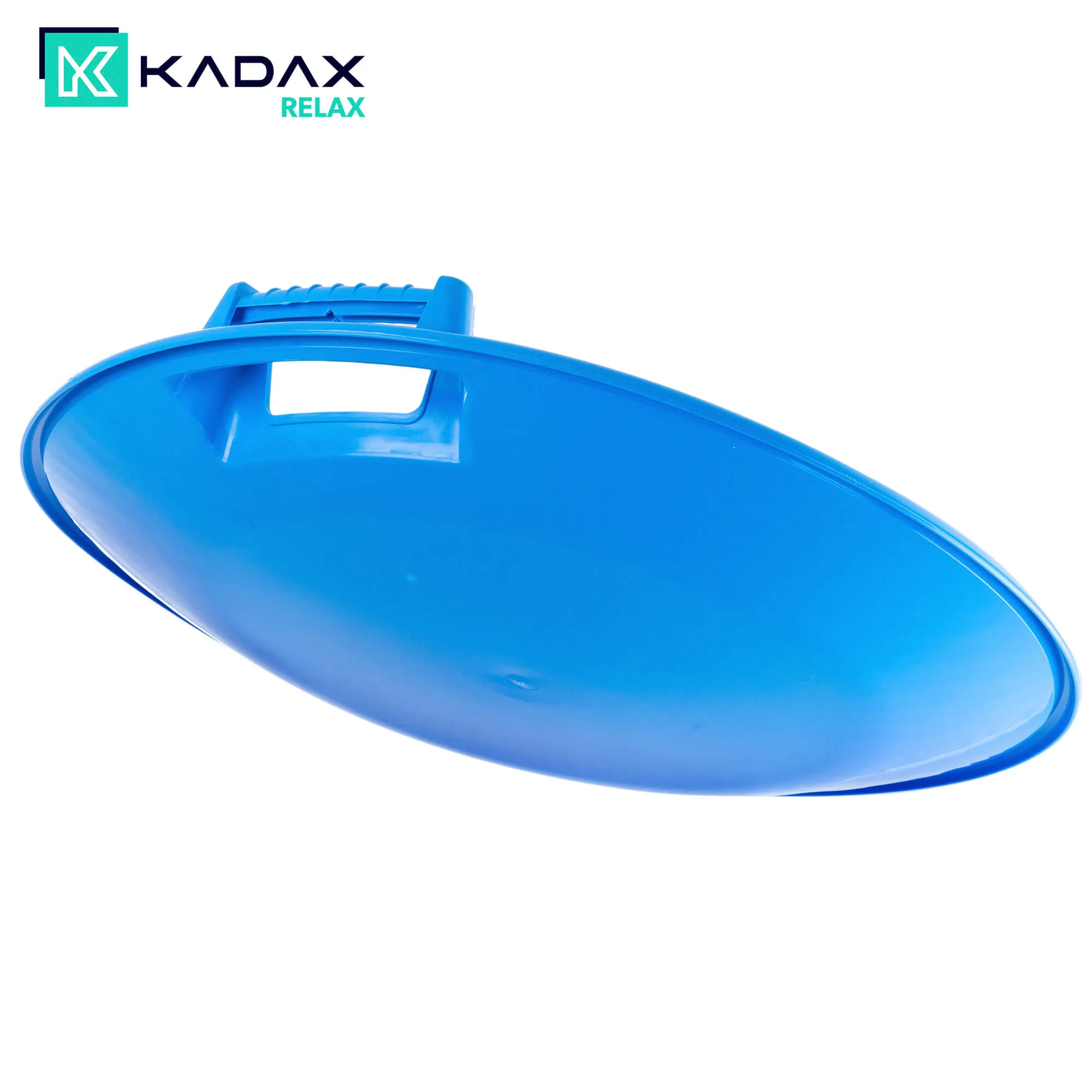 Trin plastikinė čiuožykla, apvali, mėlyna