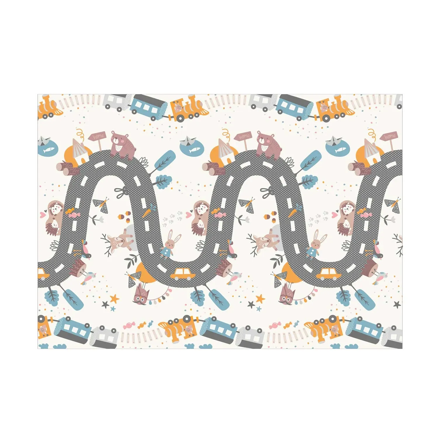 Sulankstomas edukacinis putplasčio kilimėlis 200 x 150 x 1 cm Nukido NK-341 - nuotrauka 1