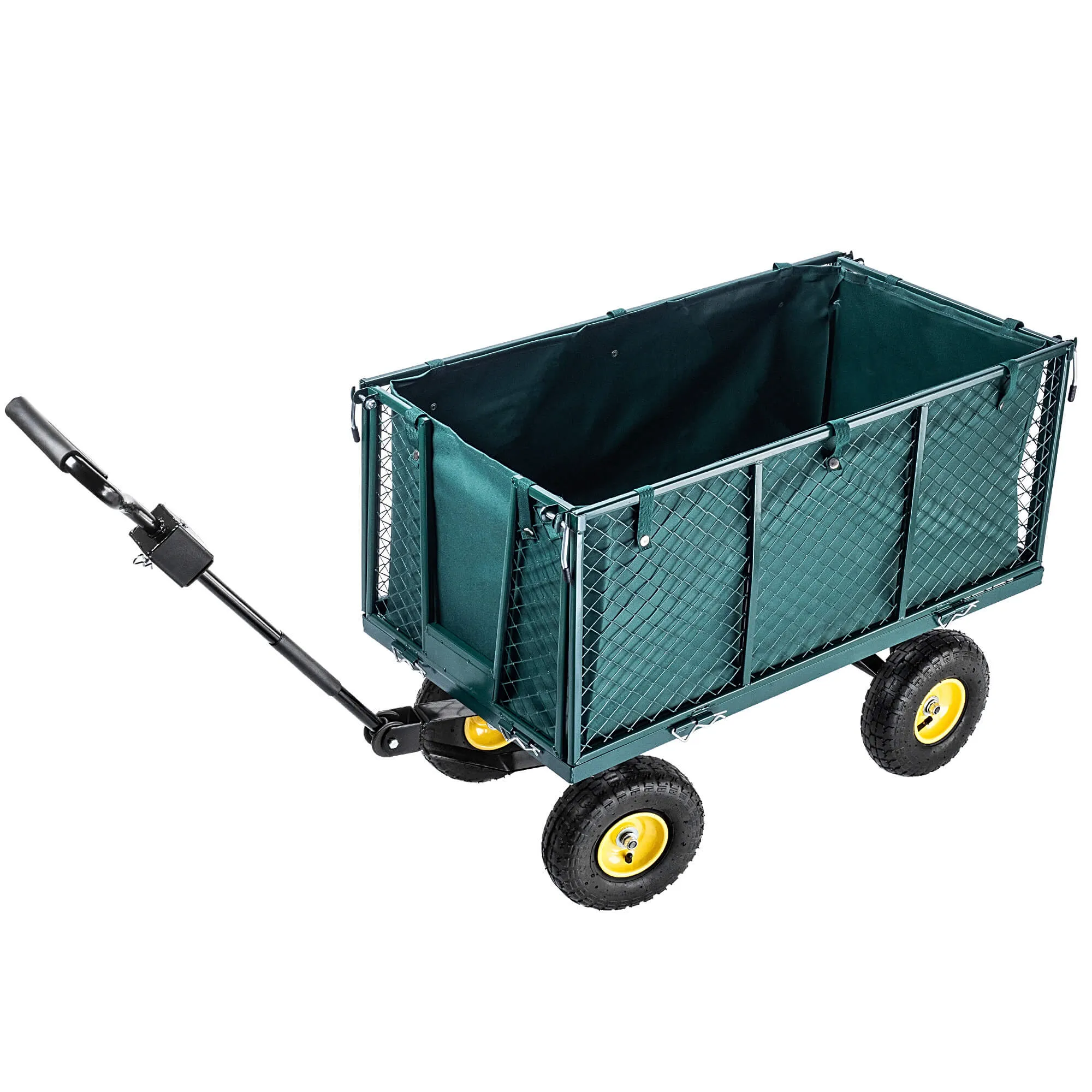 Bodo sodo transportavimo vežimėlis 450 kg, žalias