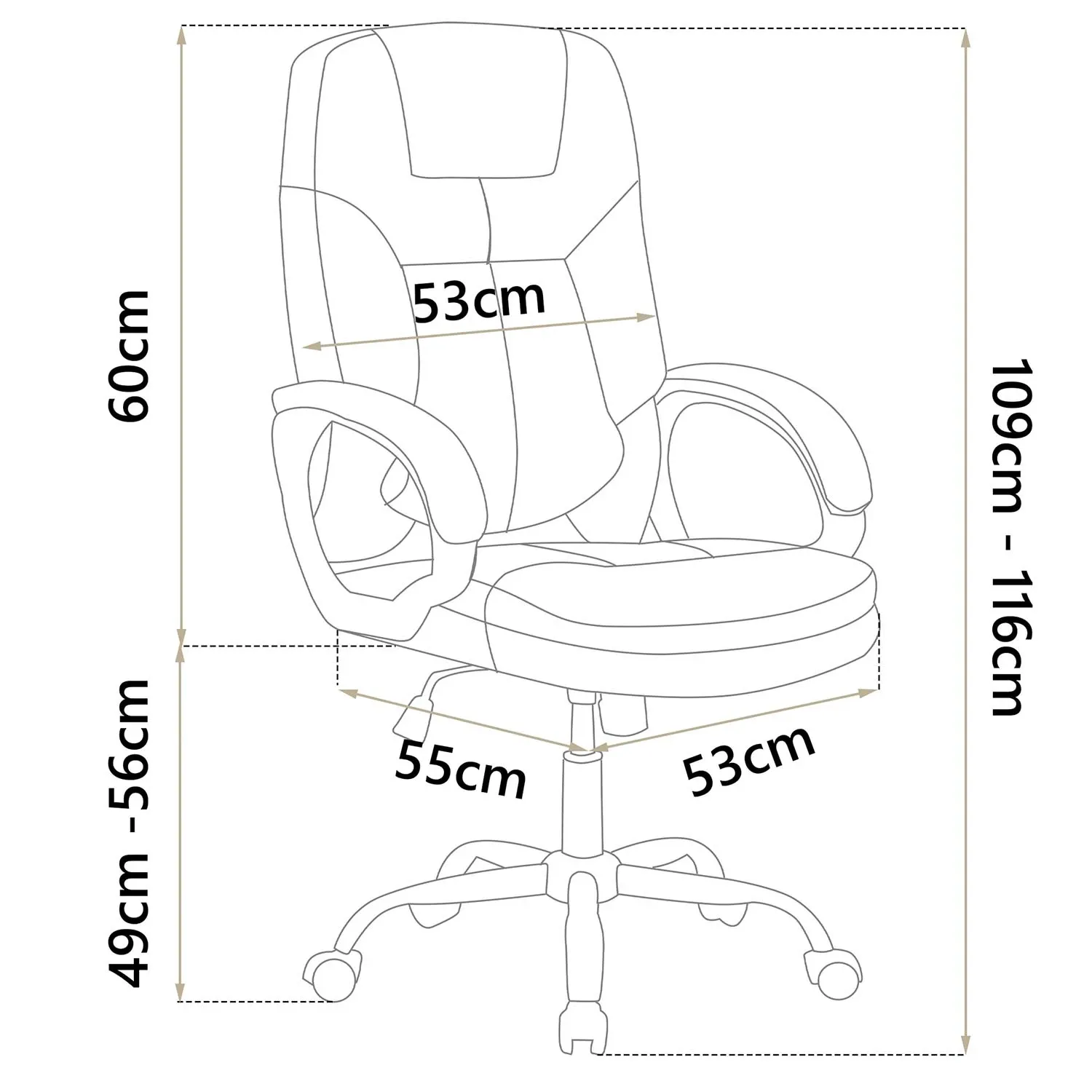 Sofotel tamsiai ruda besisukanti biuro kėdė - nuotrauka 1