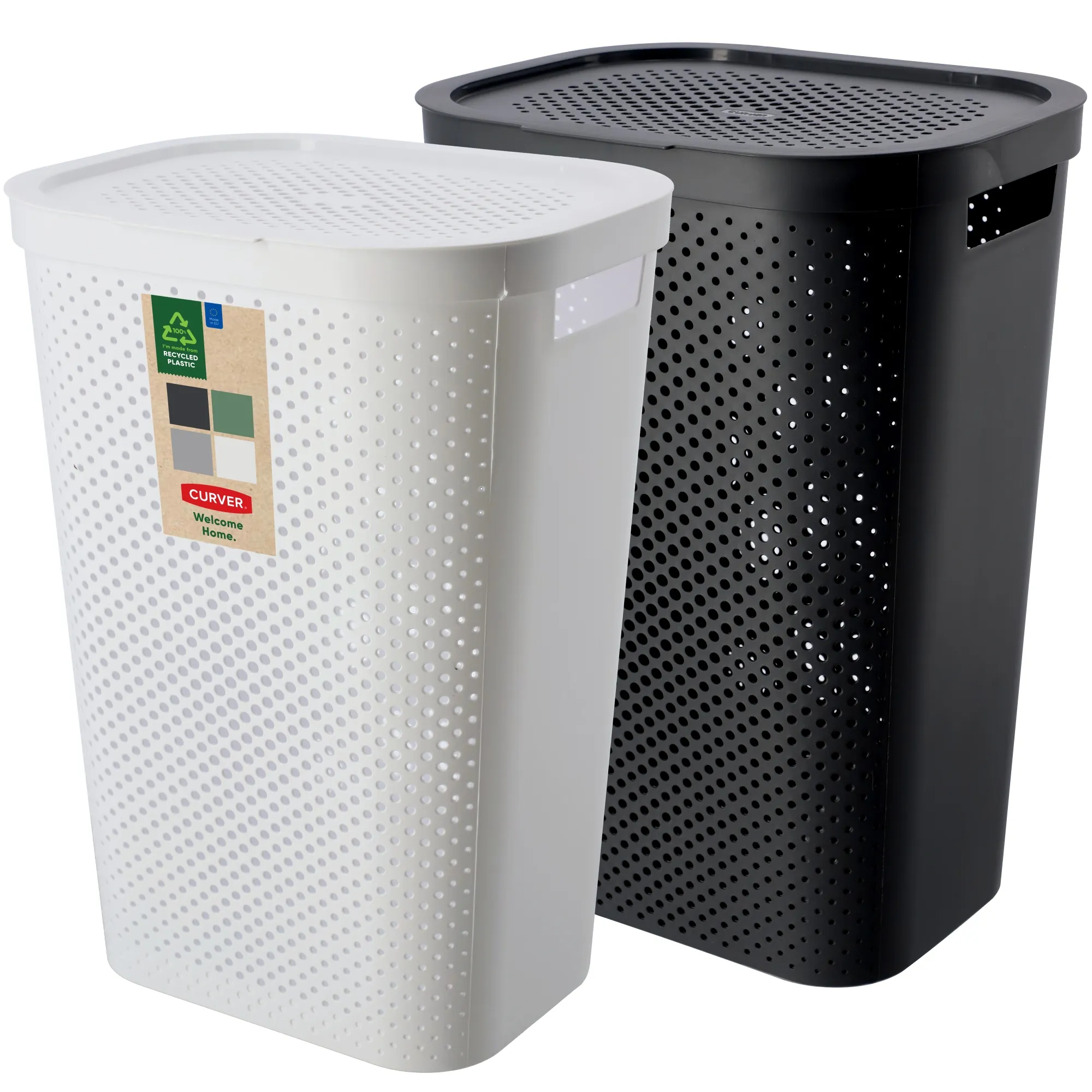 „Curver Infinity“ 60 l talpos krepšeliai su dangčiu, spalvų mišinys, 2 vnt.