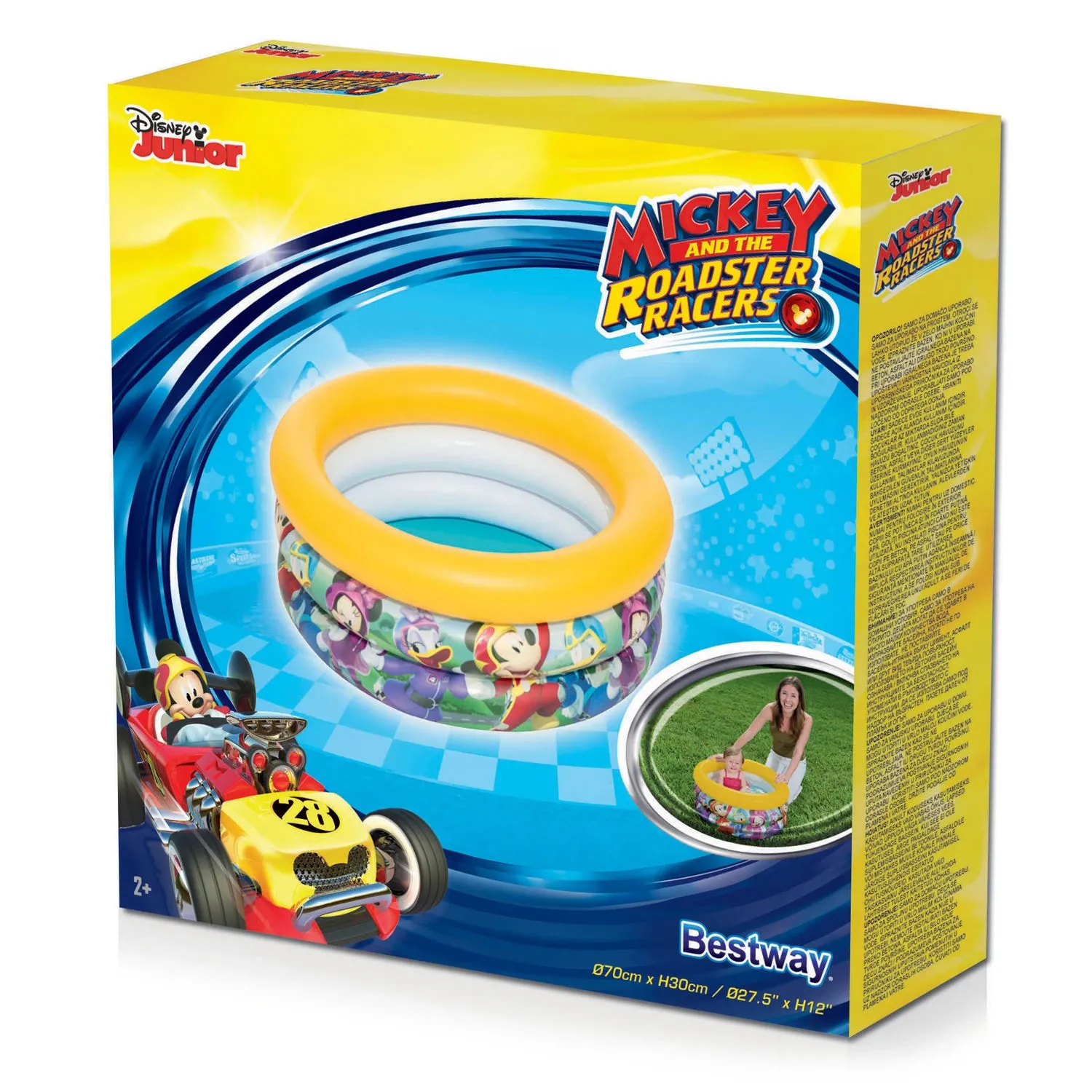 Vaikų baseinas su Mikiu Pūkuotuku, 70 x 30 cm, Bestway 91018 - nuotrauka 1