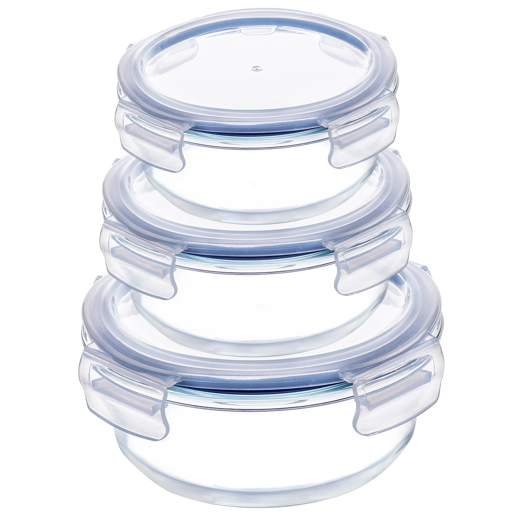 „Athie“ apvalių indelių rinkinys 400 ml + 620 ml + 950 ml