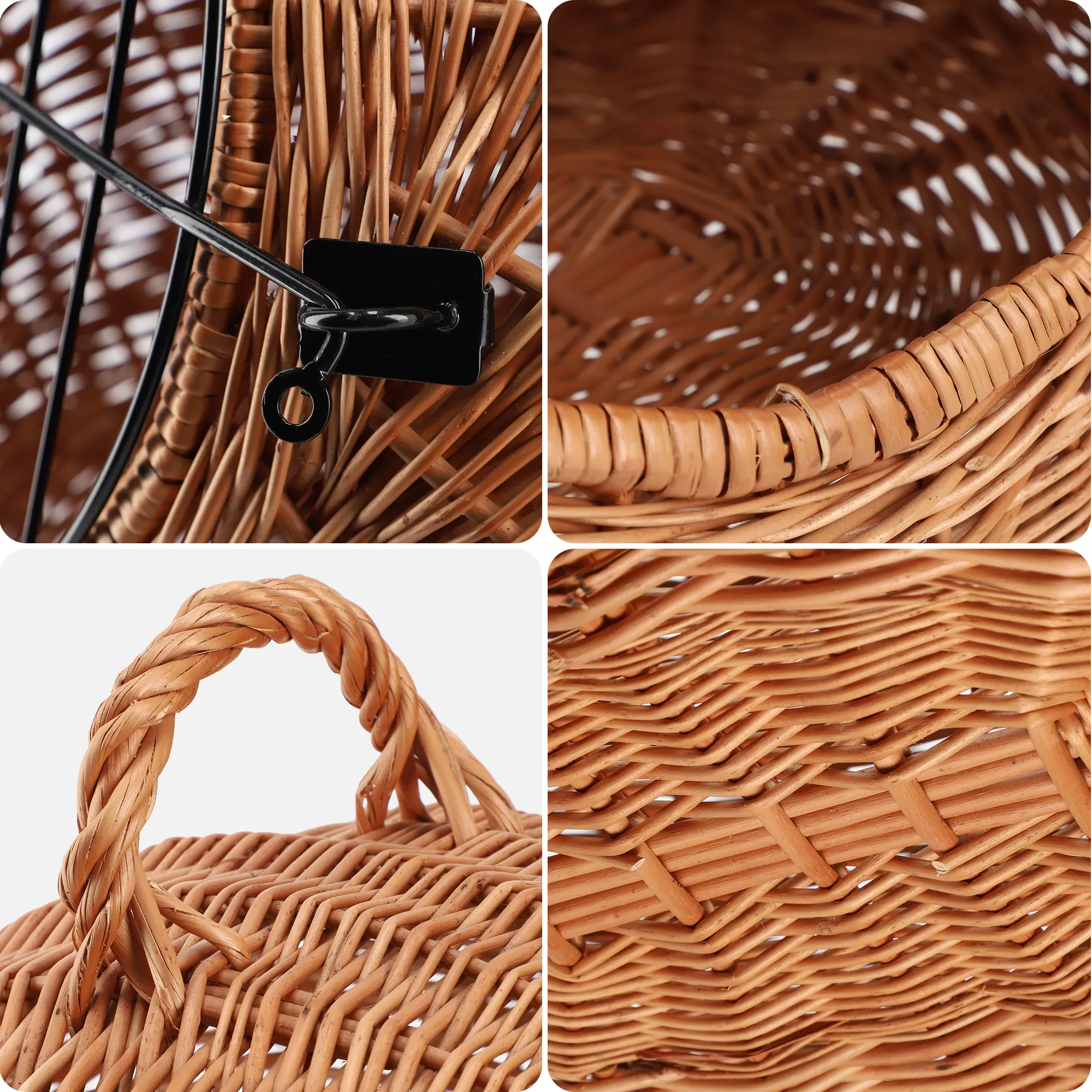 Marra pintas krepšys 33 x 39 cm, rudas