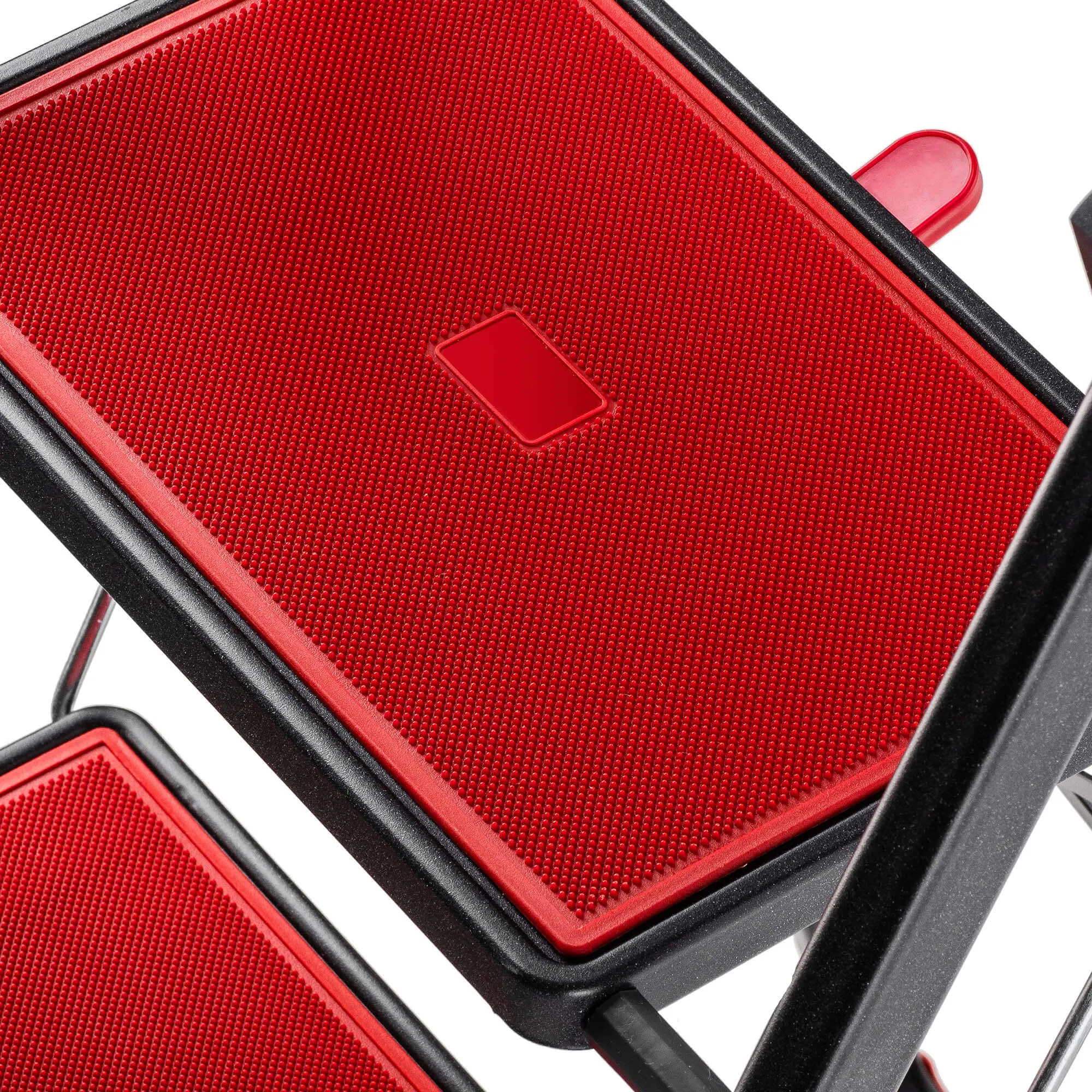 Oulu plieninės kopėčios su platforma, 3 pakopų, 150 kg