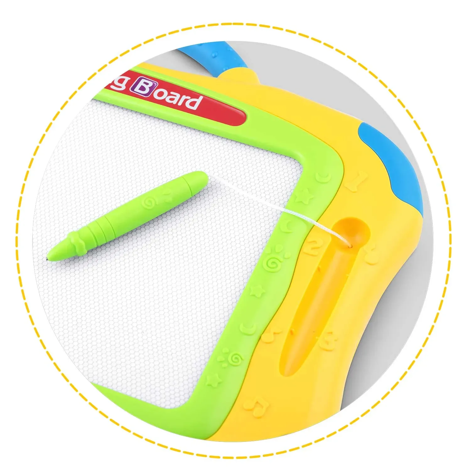 Ricokids piešimo lenta - geltona - nuotrauka 1