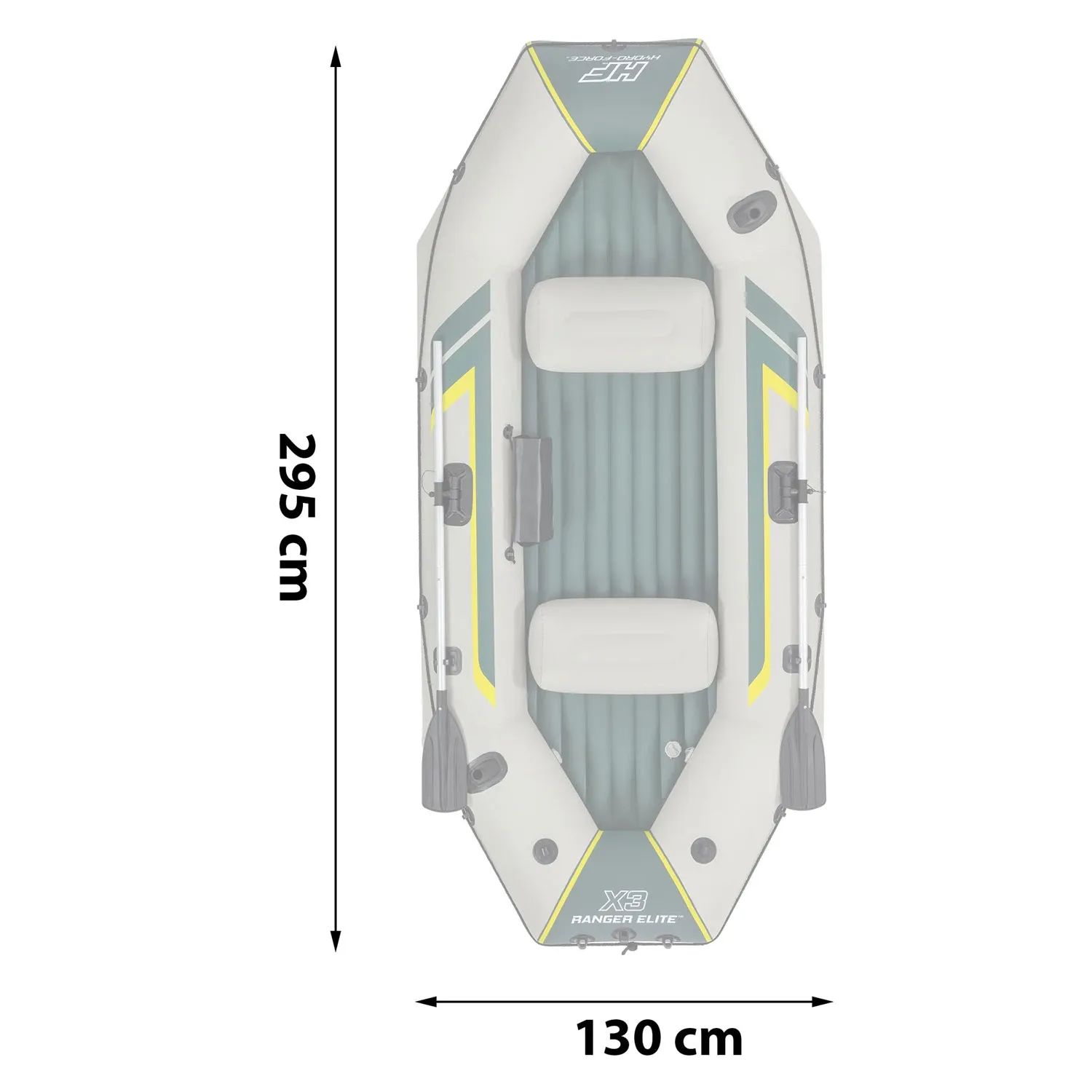 Pripučiama valtis Hydro-Force Ranger Elite X3 Bestway 65160 - nuotrauka 1