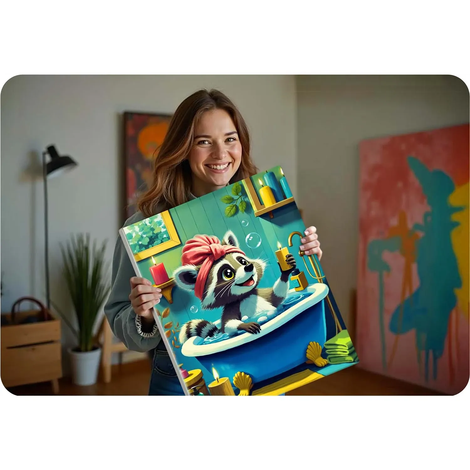 Paveikslas tapyti pagal skaičius 40x50 cm Massido Szop - nuotrauka 1