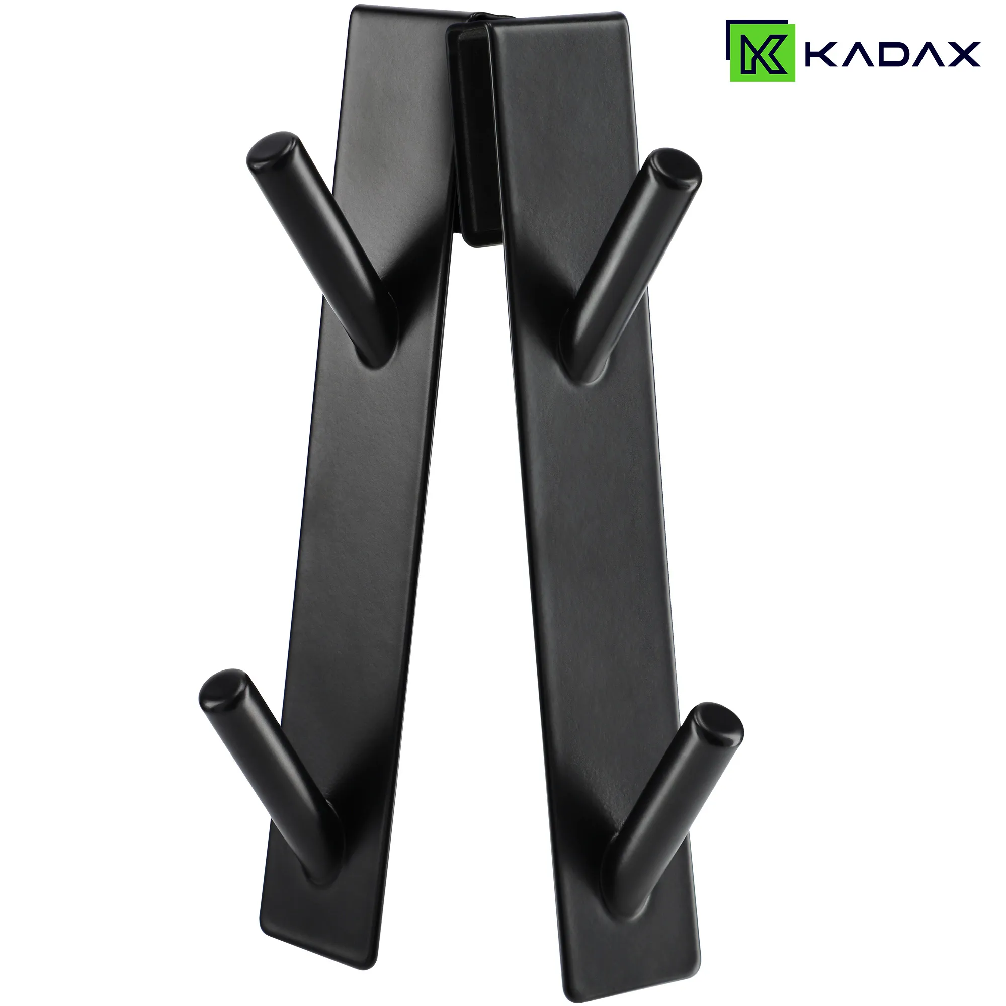 Besse durų kabliukai, juodi, dviguba pakuotė (2 vnt.)