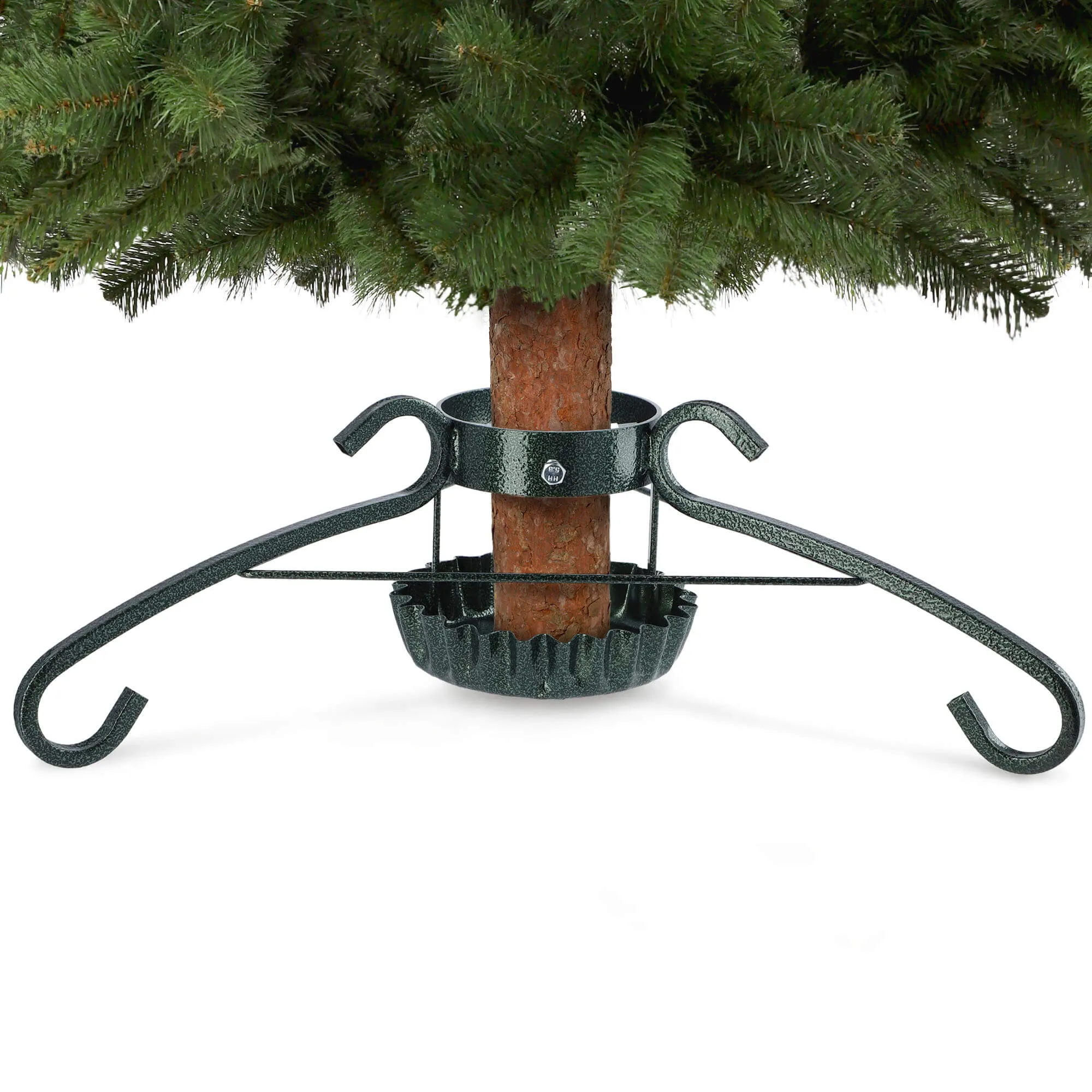 Plieninis Kalėdų eglutės stovas 61 cm žalias