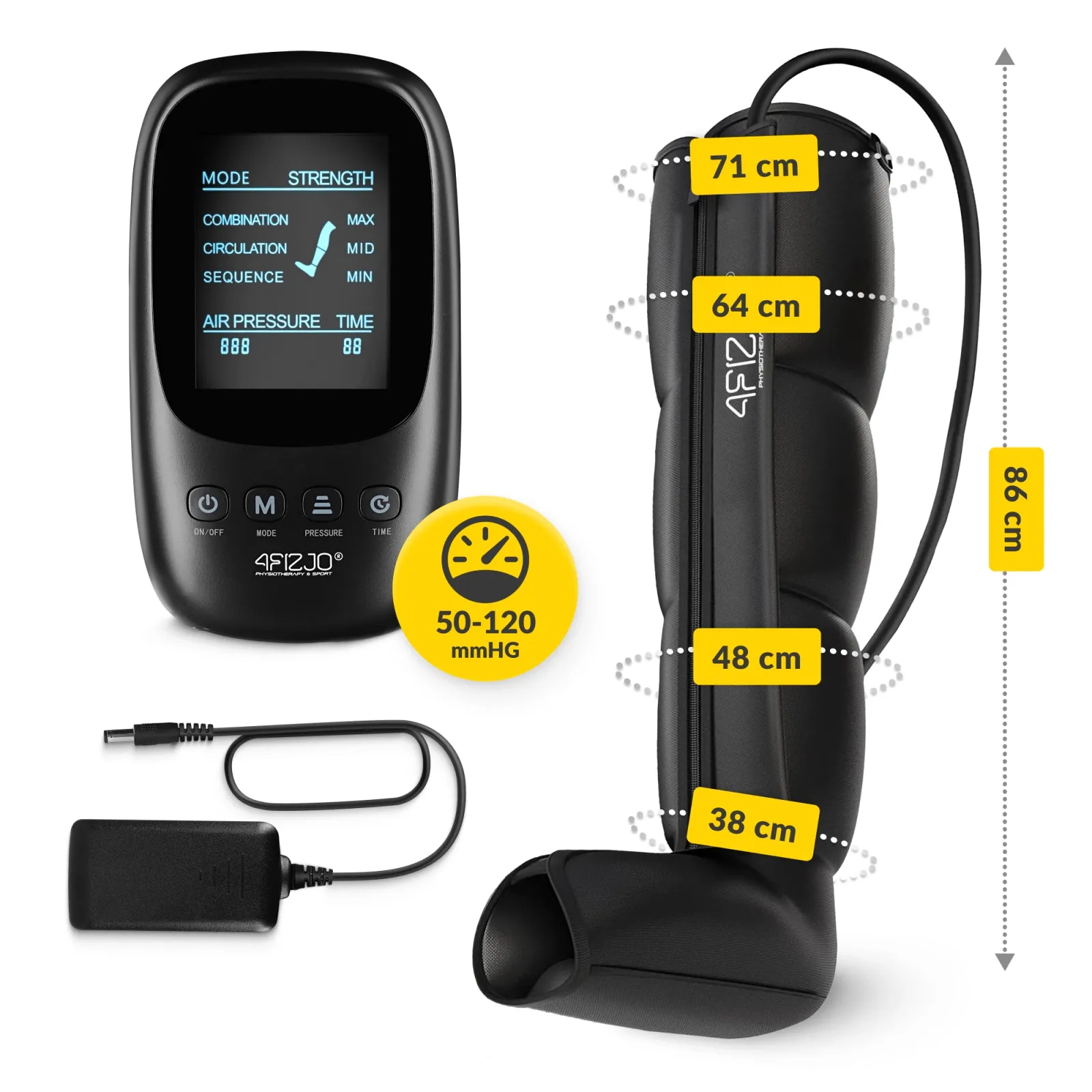 Oro kompresinės terapijos sistemos LITE C4 limfodrenažo prietaisas