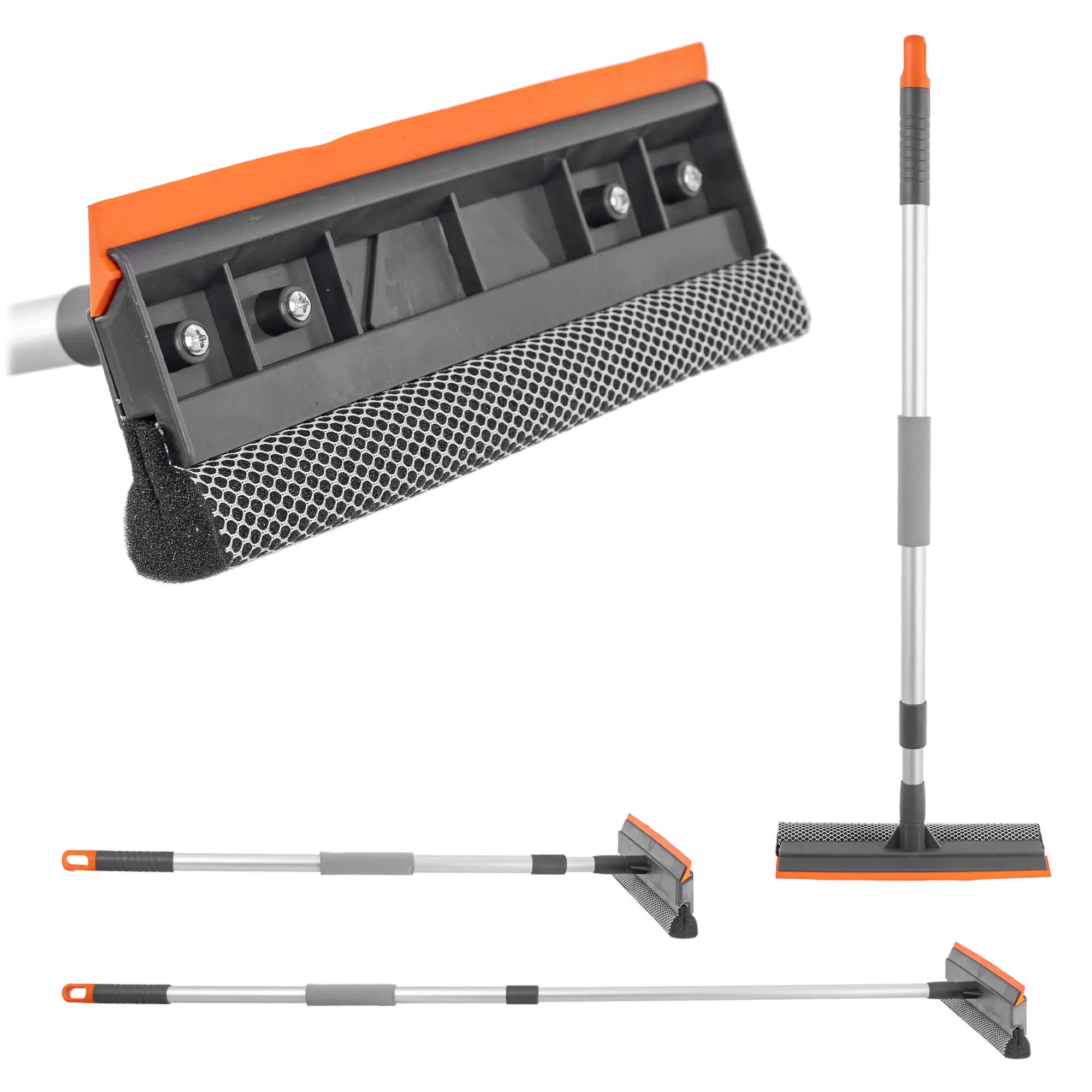 Ranes teleskopinis langų valytuvas su kempine 75-125 x 20 cm