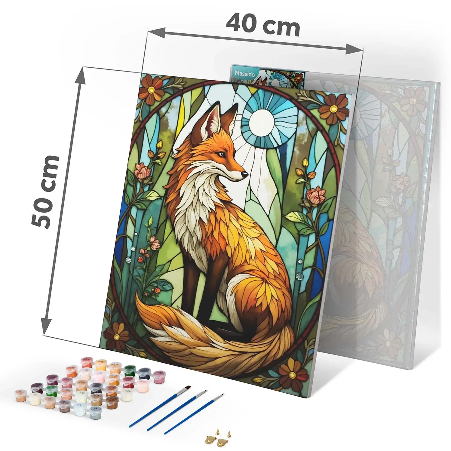 Paveikslas tapyti pagal skaičius 40x50 cm Massido Lisek - nuotrauka 1