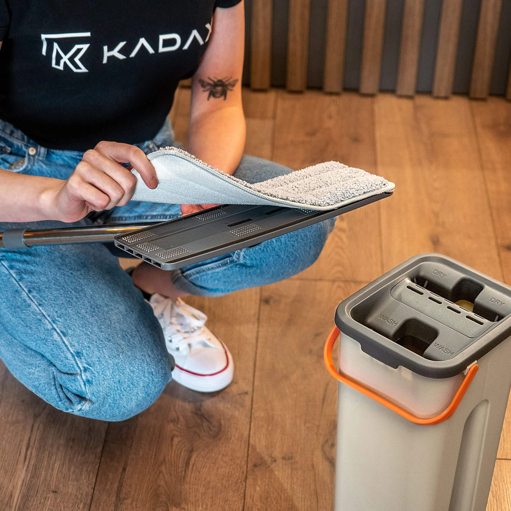 Gras plokščių grindų šluostė 135 cm