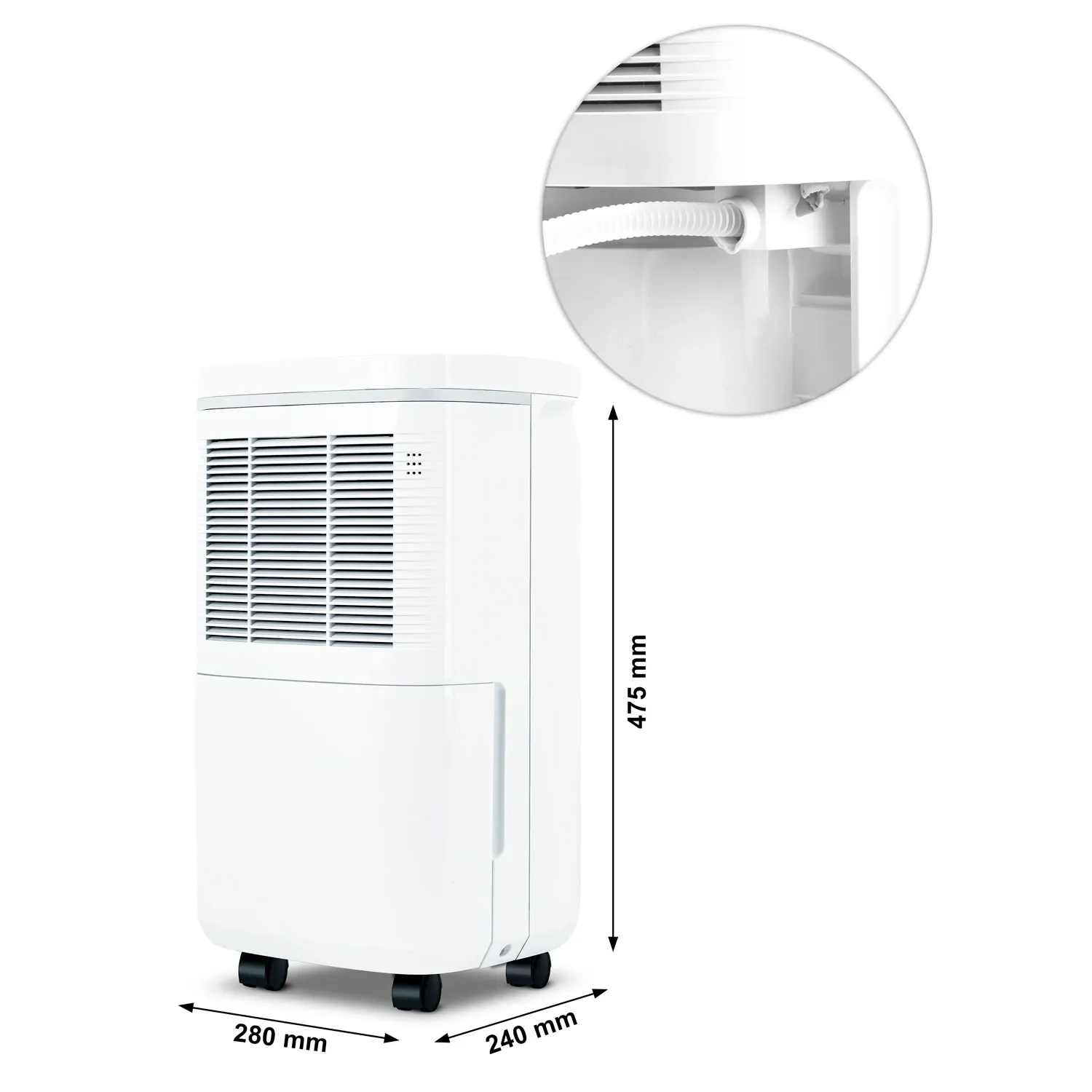 Berdsen BD-520 baltas sausintuvas - drėgmės sugėriklis - nuotrauka 1