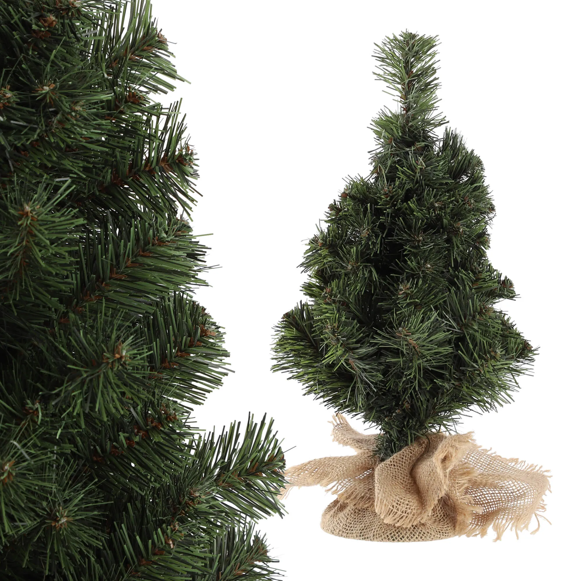 Dekoratyvinė dirbtinė Kalėdų eglutė iš džiuto 60 cm