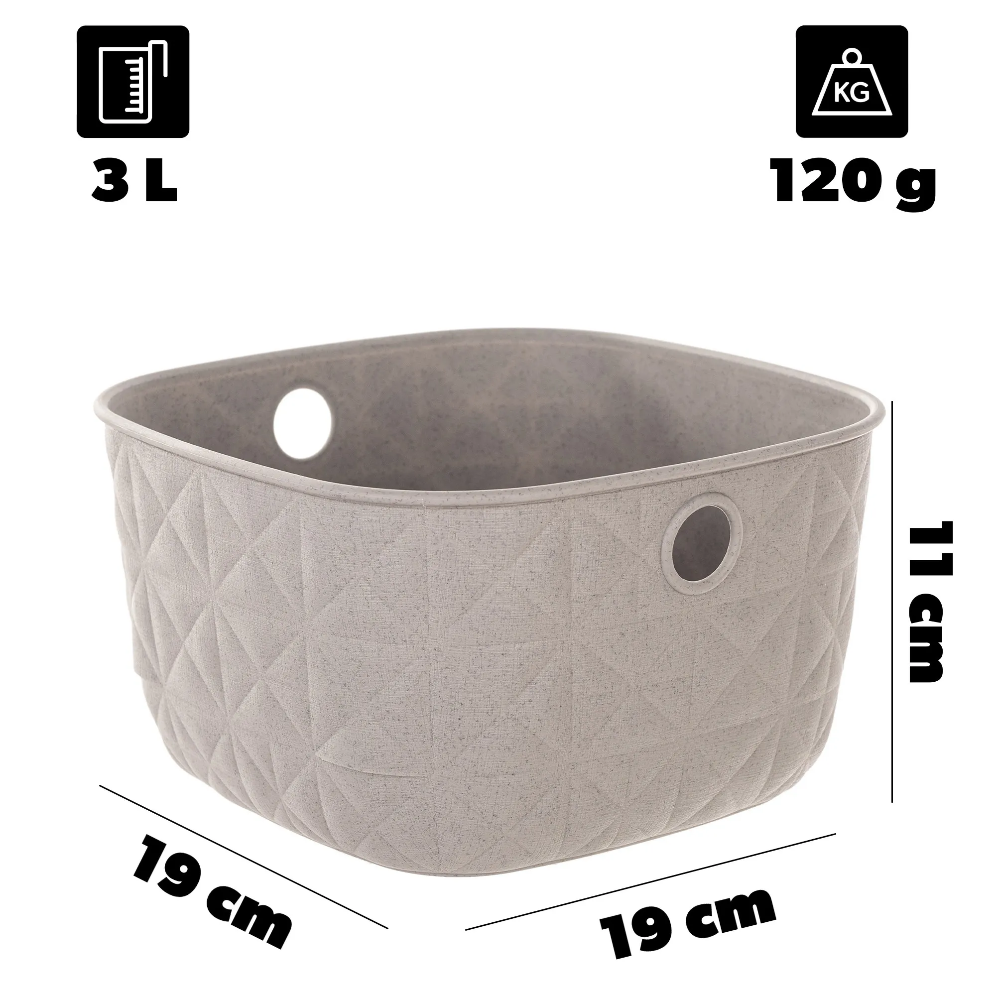 Curver Softex XS 3L smėlio spalvos krepšys