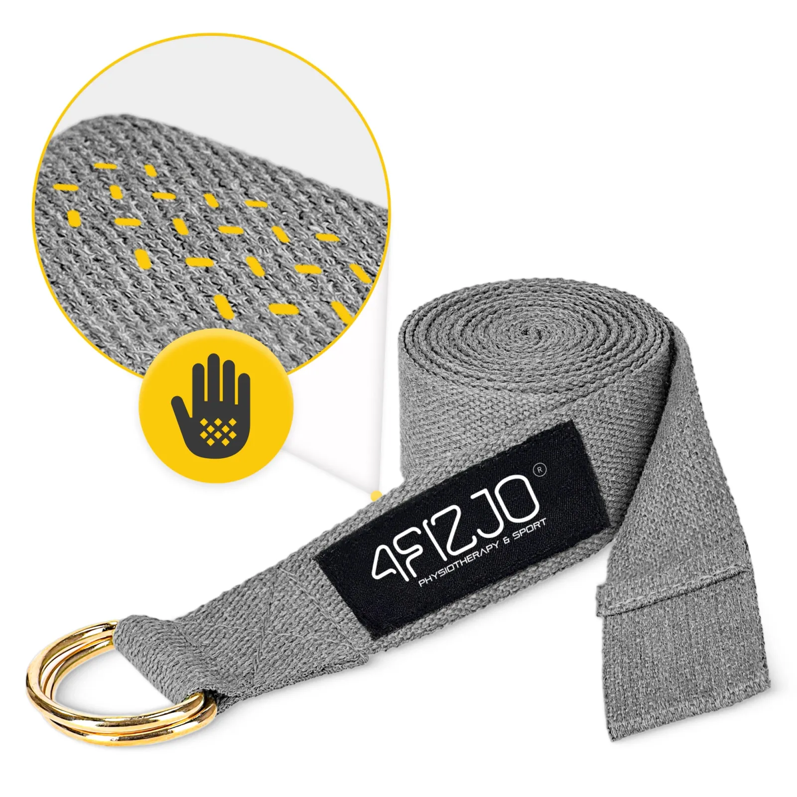 Pilkas jogos dirželis