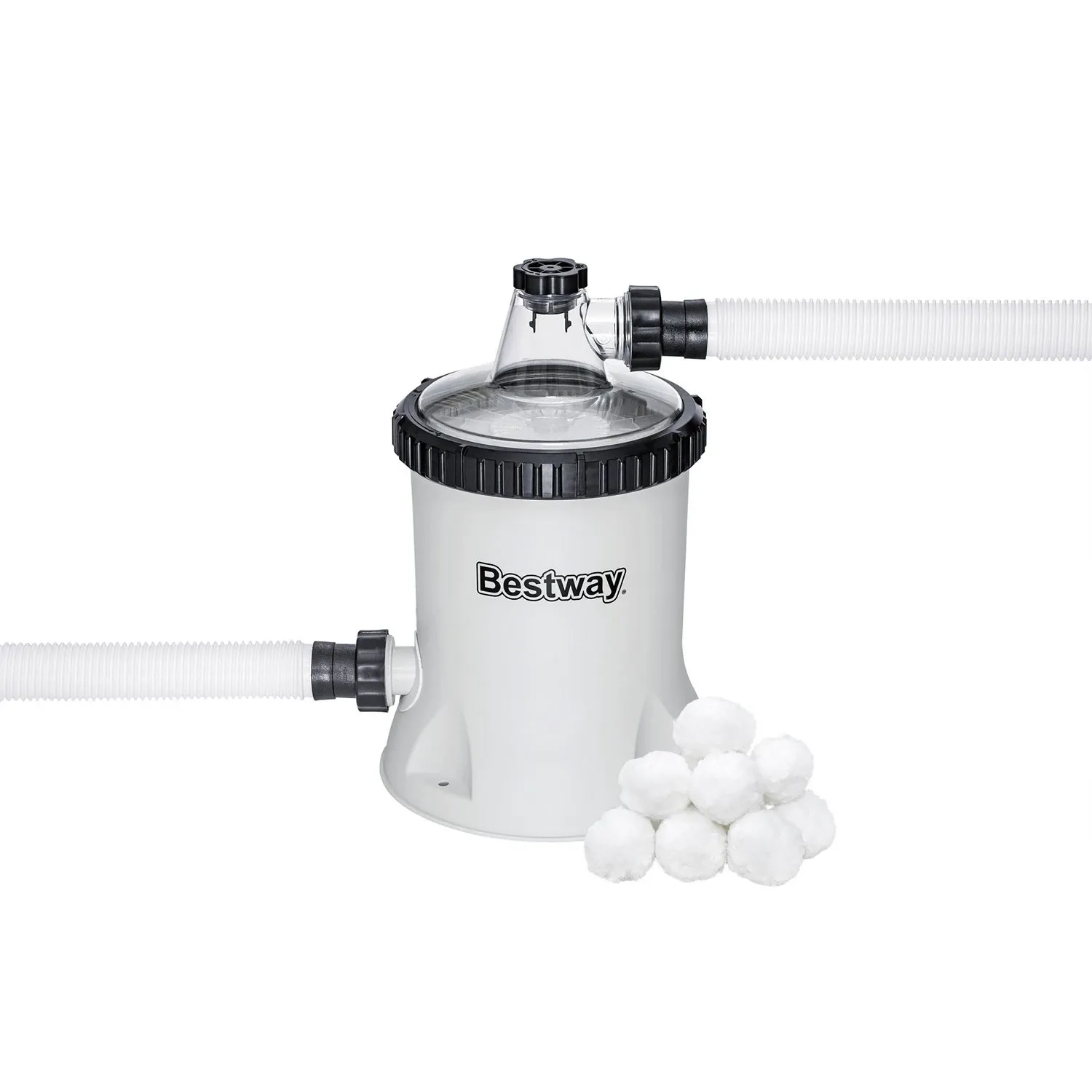 Baseino filtro pompa 5678 l/h + „Bestway“ 58870 filtro kamuoliukai - nuotrauka 1