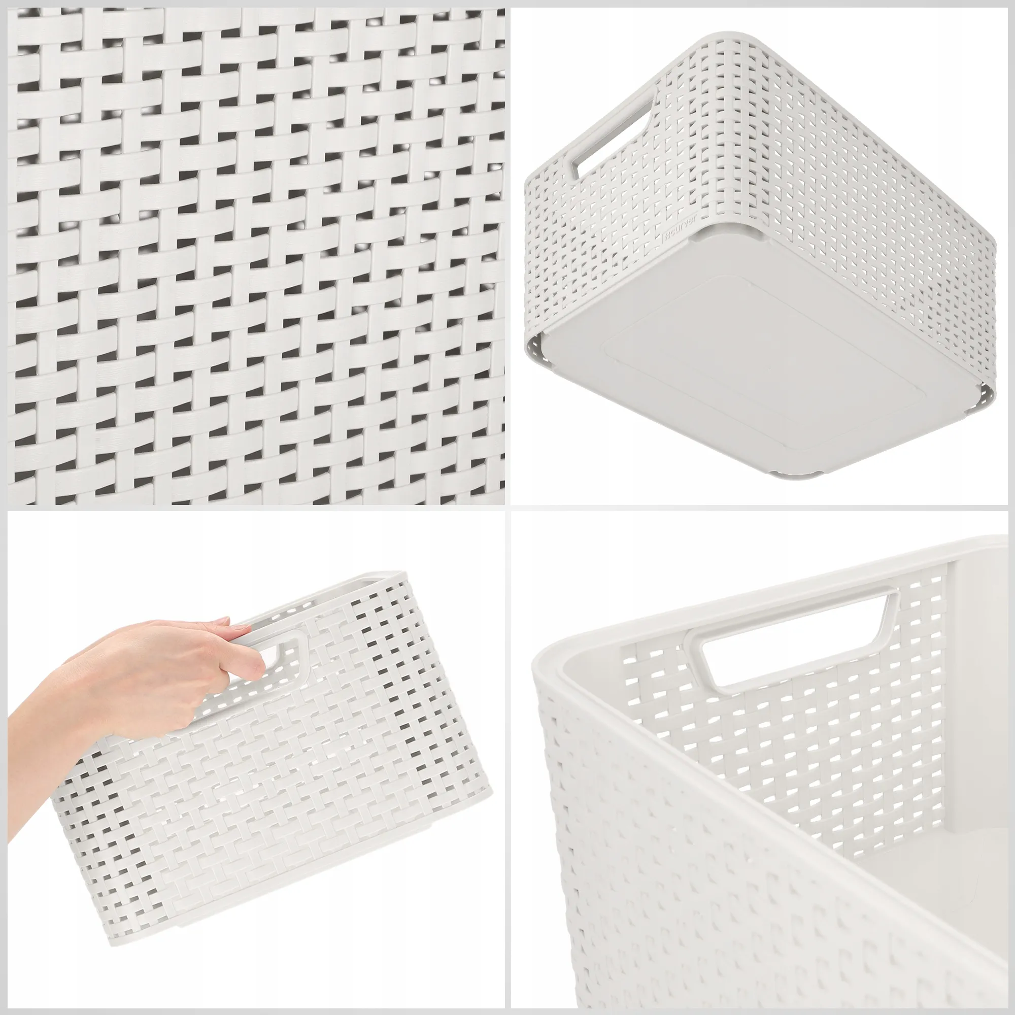 „Curver Style“ 18 litrų sandėliavimo konteineris, šviesiai pilkas