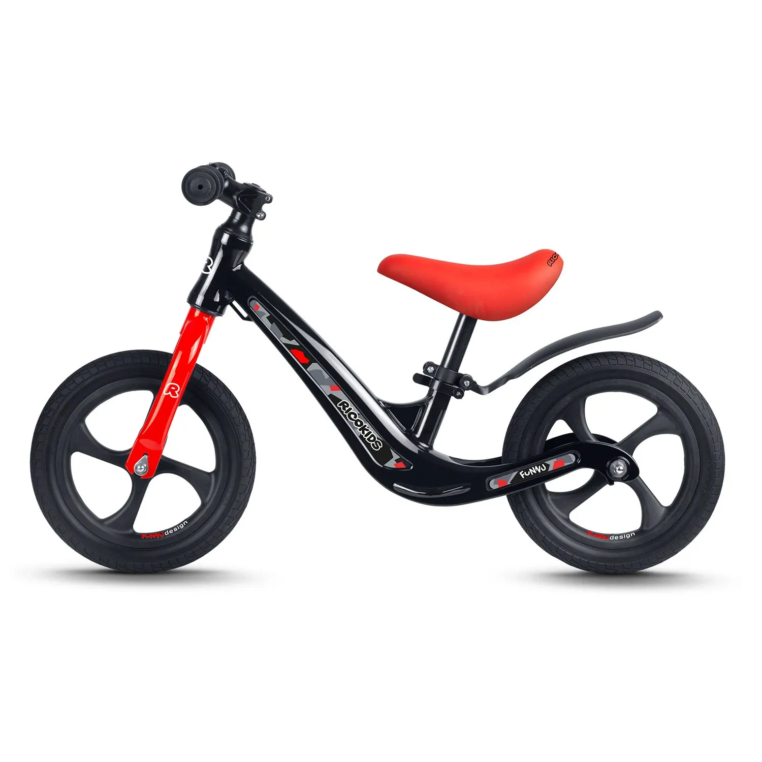 Ricokids FUNNU balansinis dviratis vaikams - nuotrauka 1