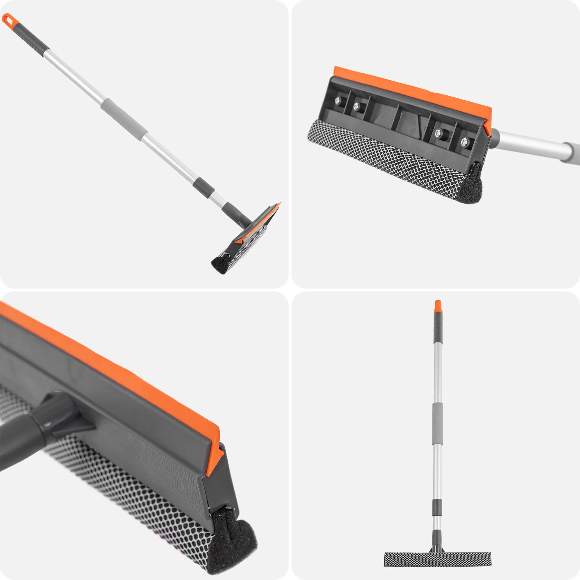 Ranes teleskopinis langų valytuvas su kempine 75-125 x 20 cm