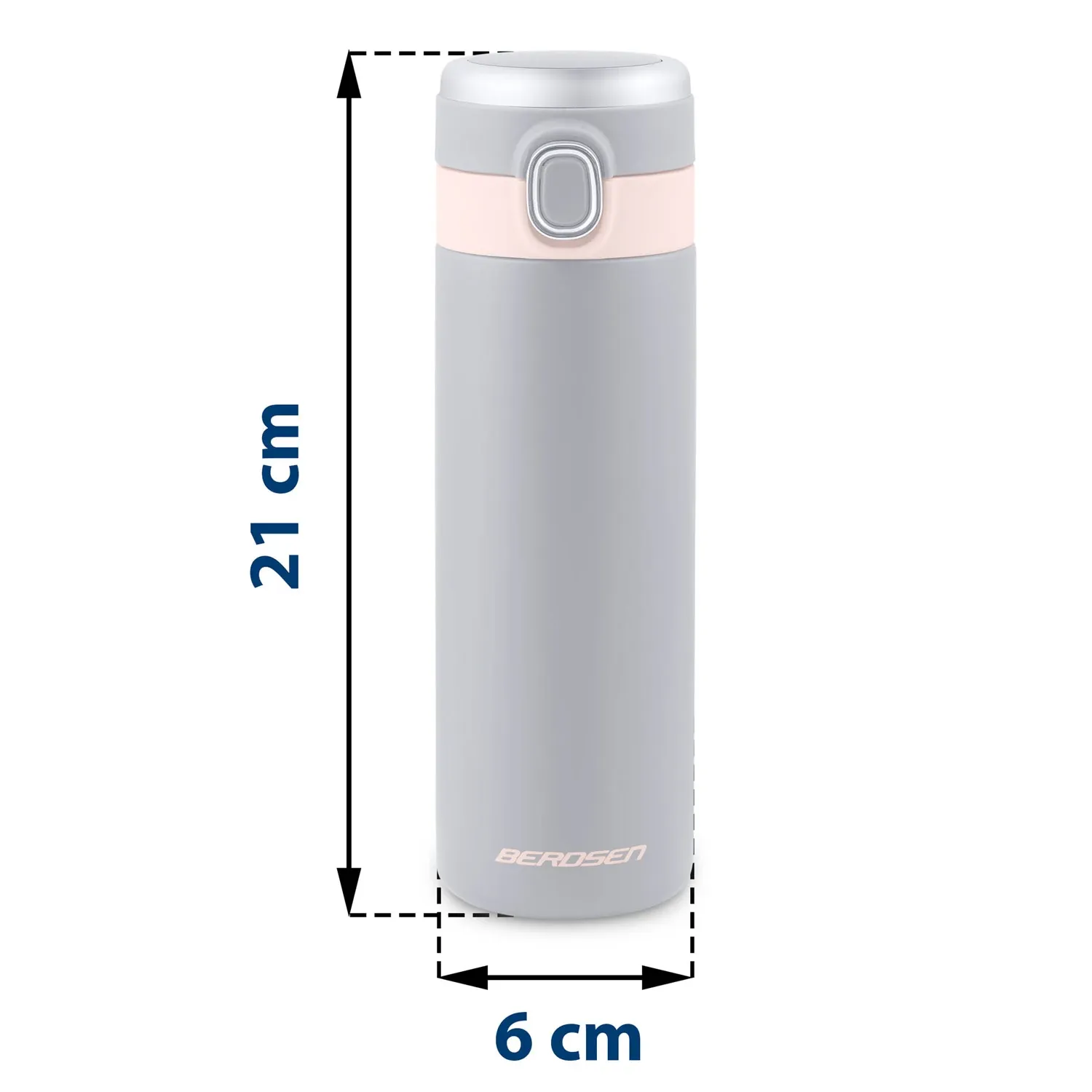 Vakuuminis termosas 450 ml BD-786 pilkas - nuotrauka 1