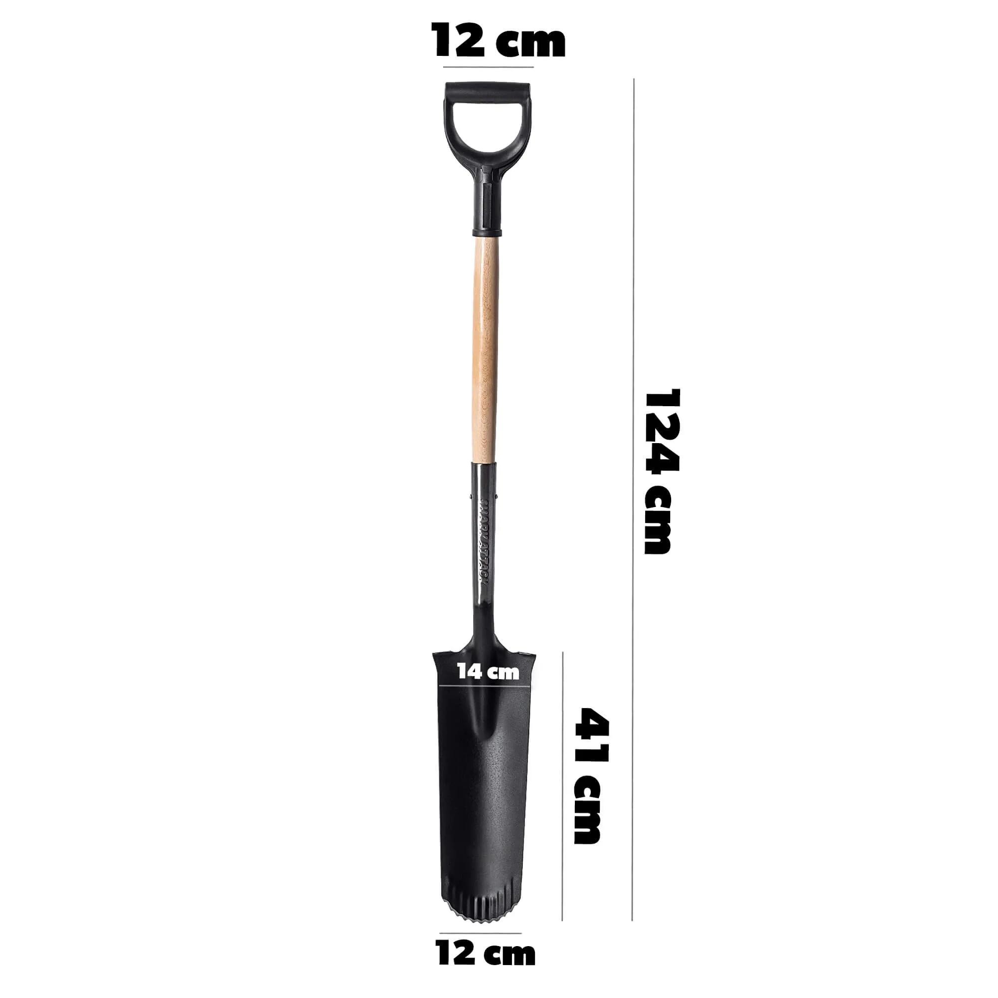 Auce drenažo kastuvas 124 x 12 cm