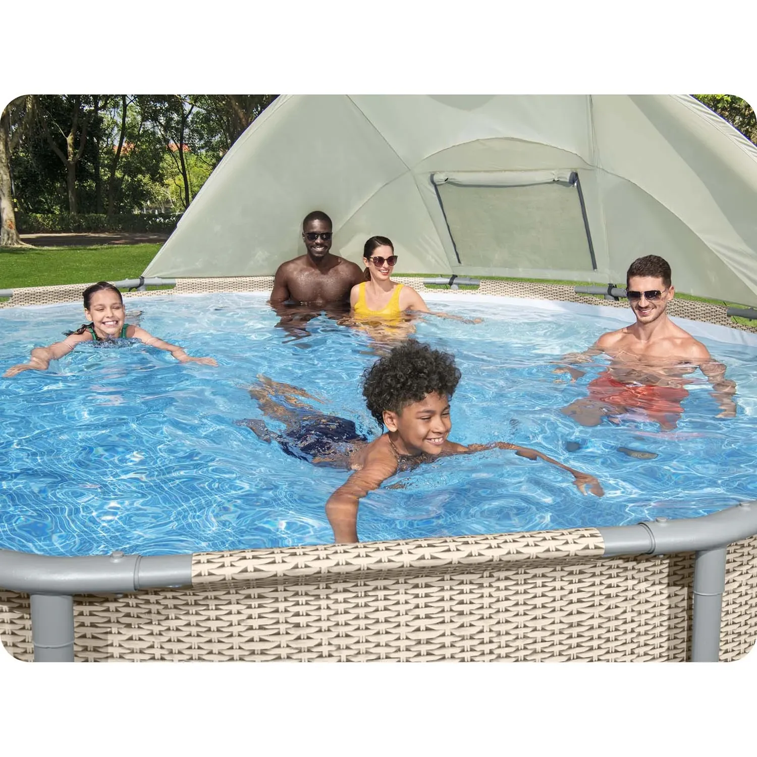 „Bestway 58681“ baseino uždangalas - nuotrauka 1