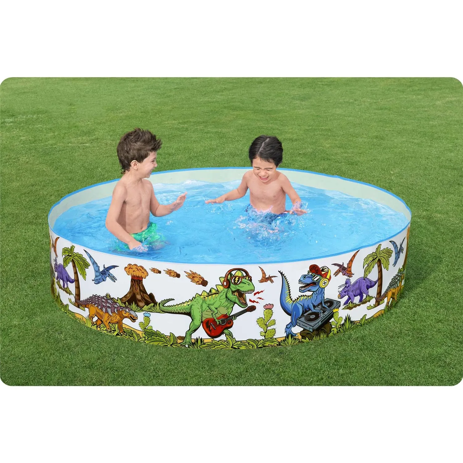 Vaikų sodo baseinas su dinozauru, 183 x 38 cm, „Bestway 55022“ - nuotrauka 1
