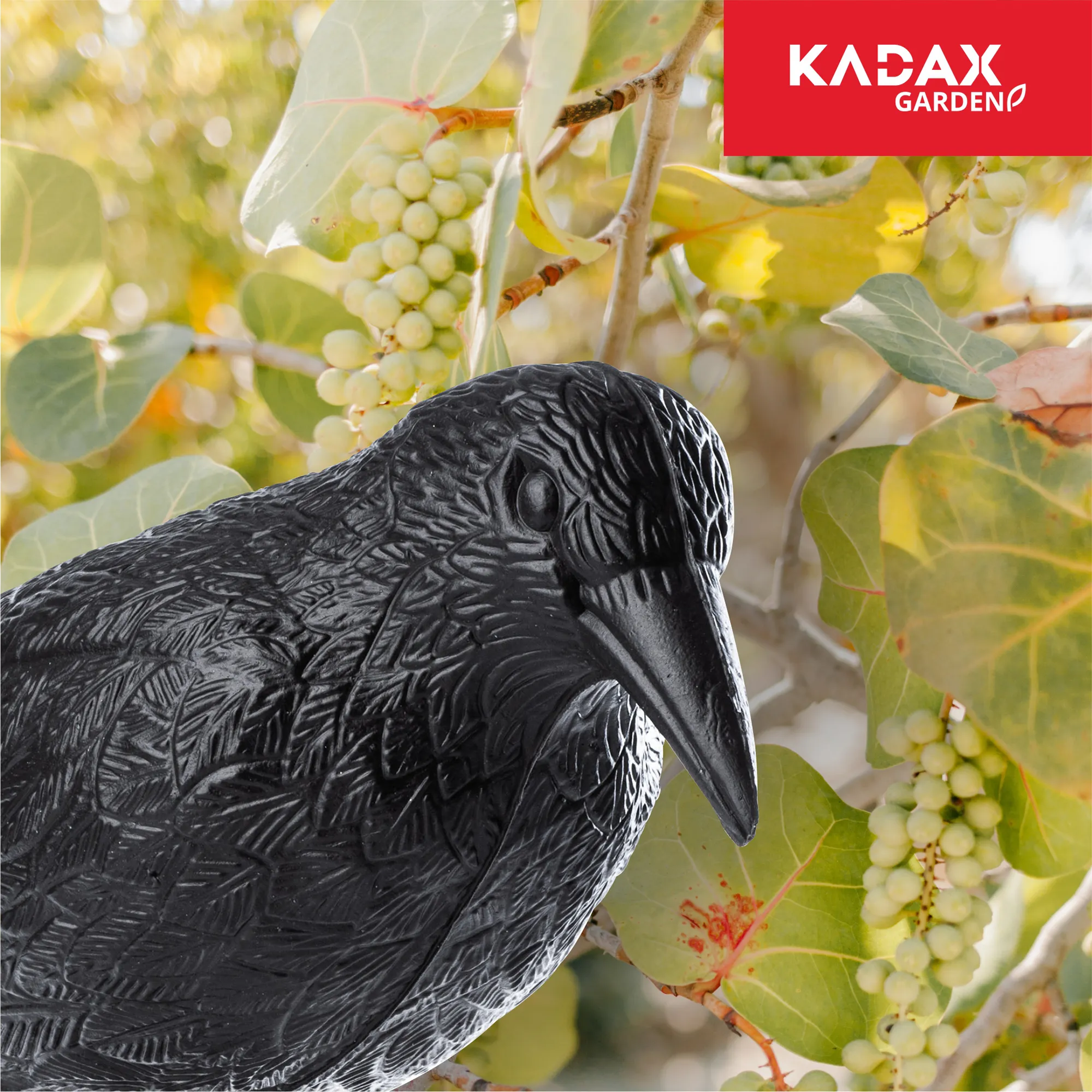 Paukščių baidyklė „Black Raven Krokom“, juoda, 2 vnt.