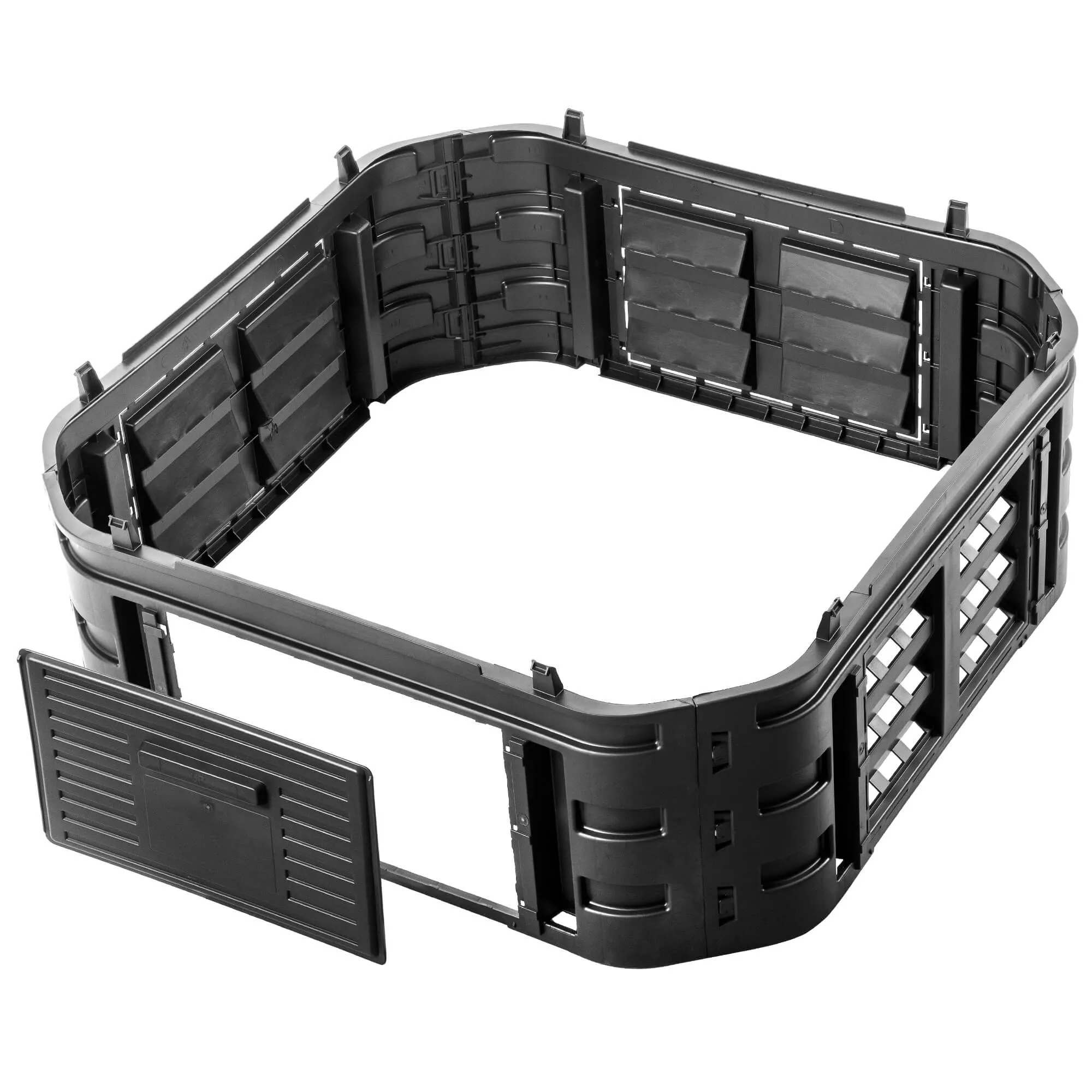 „Togiak“ 260 l kompostinės prailginimo modulis, juodas