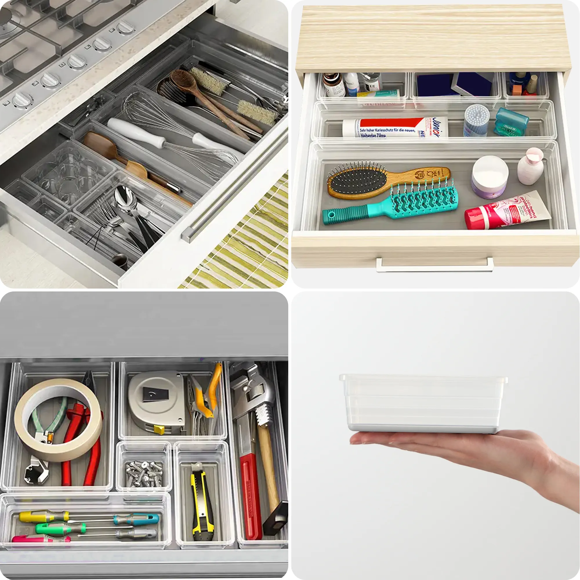 Curver Sistemo stalčių organizatorius 15 x 15 cm