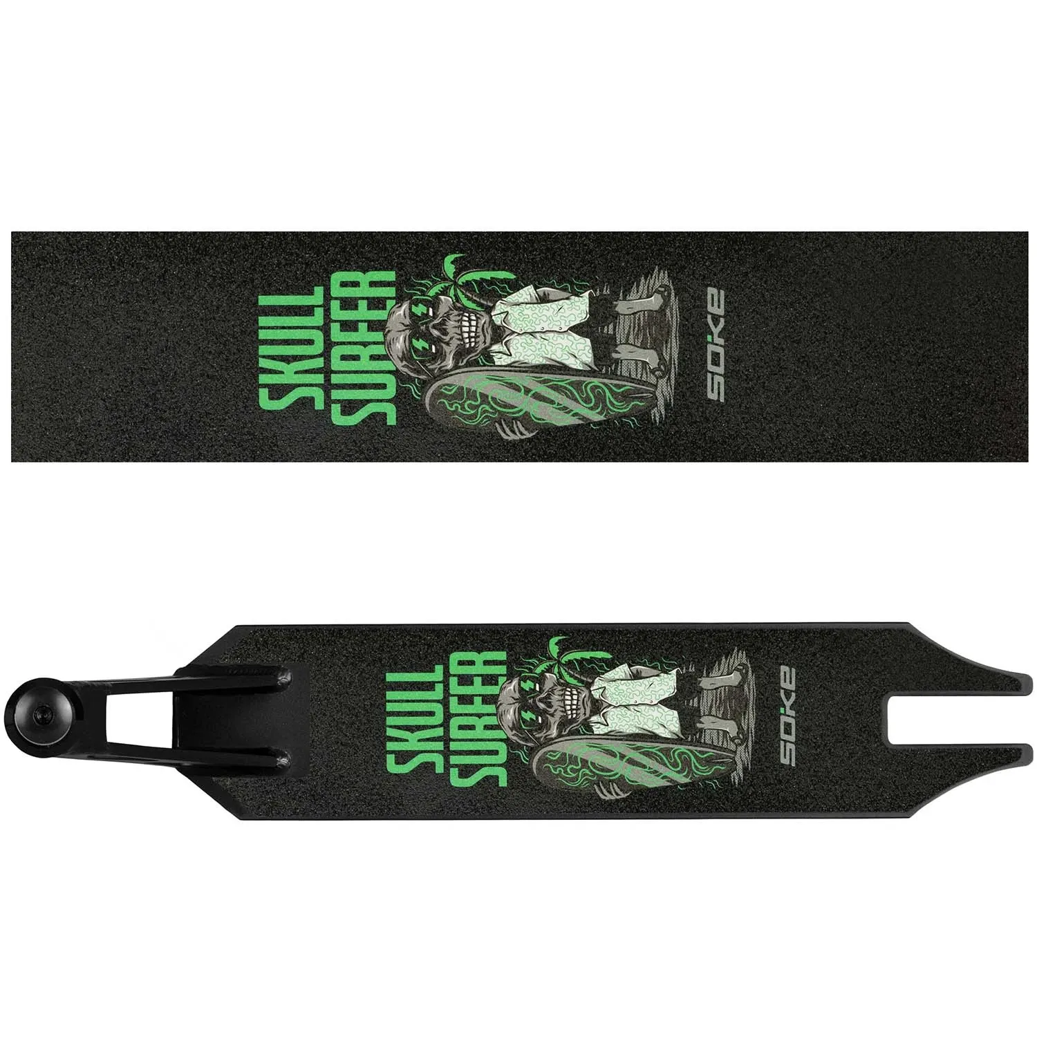Gripą fiksuojanti švitrinė juosta „Skull Surfer“ paspirtukams - nuotrauka 1
