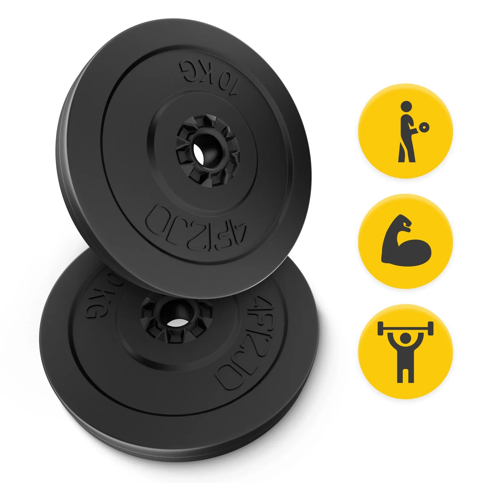 Bituminis kūno rengybos rinkinys 20 kg + 120 cm sunkus lenkimo strypas