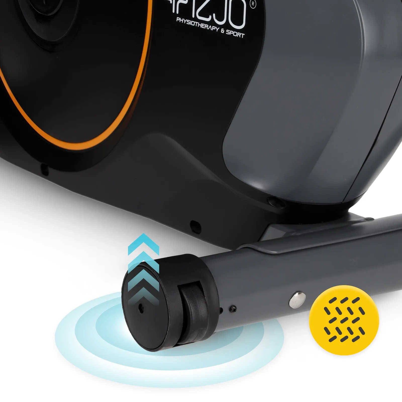 EVO+ oranžinis magnetinis treniruoklis dviračiui