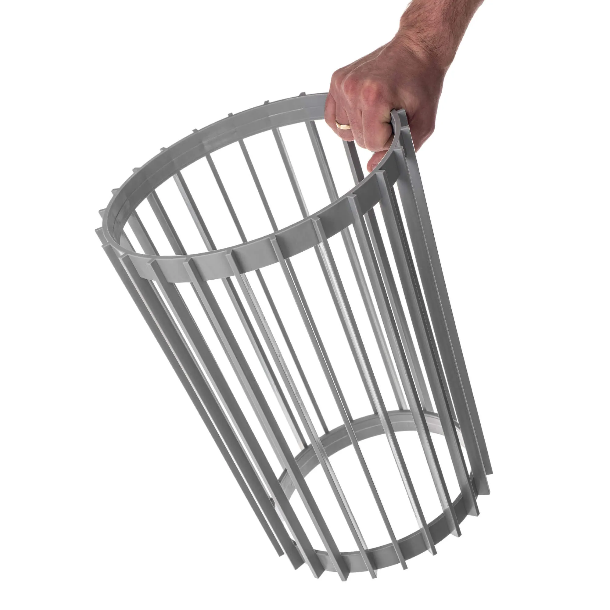 Aytre dvipusis augalų stovas 40 cm platinos spalvos