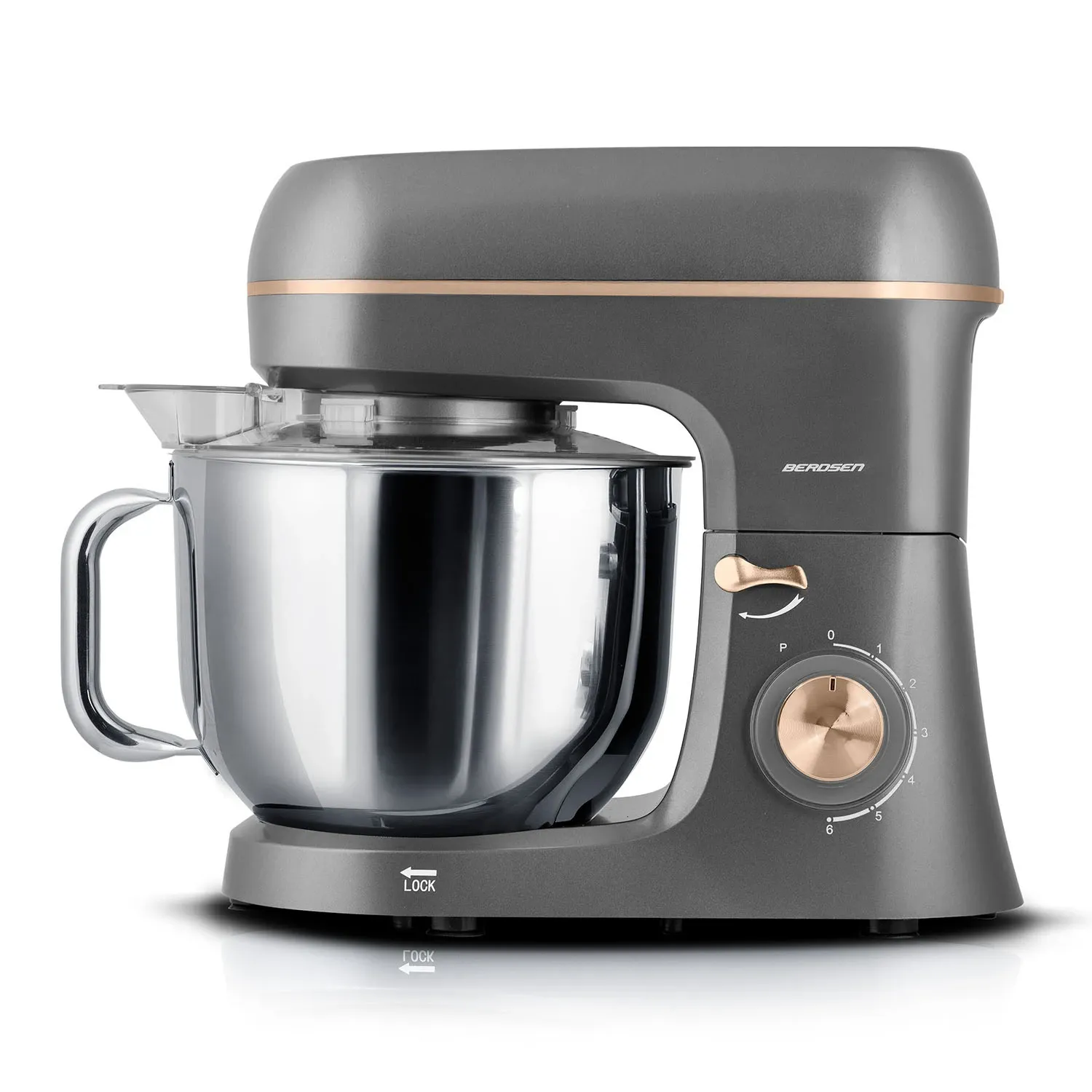 Berdsen 1400 W BD-756 3 viename planetinis maišytuvas maisto smulkintuvas 6 l - nuotrauka 1
