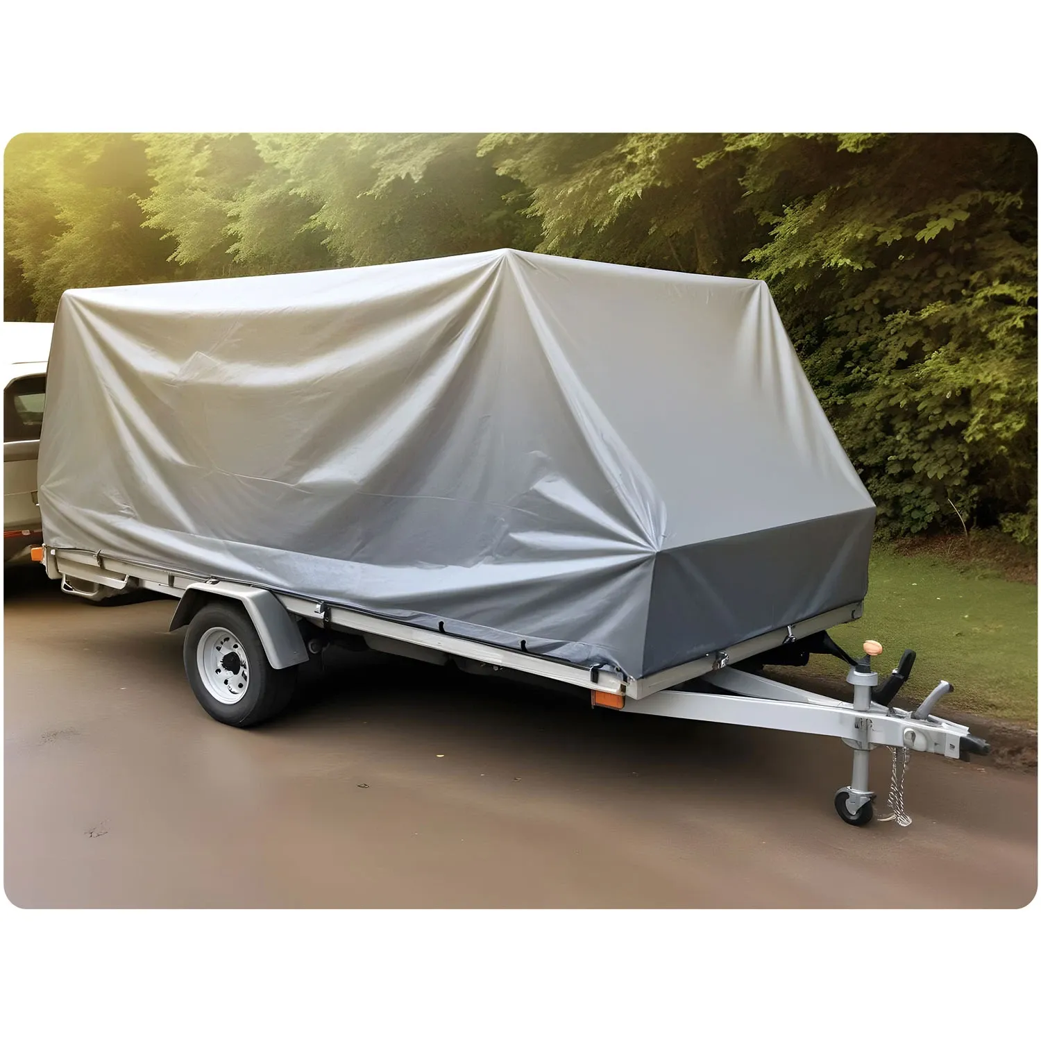 Brezentas 600 x 800 cm 120 g/m2 Plonos PL-500 - nuotrauka 1