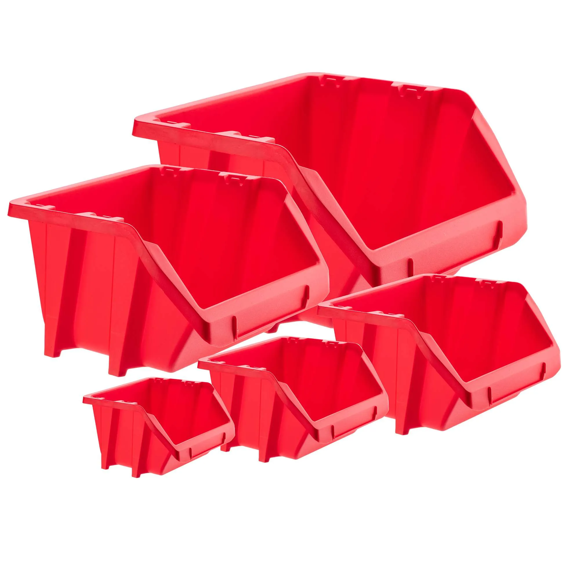 Falster dirbtuvių padėklas 27x24cm, raudonas, 10 vnt.