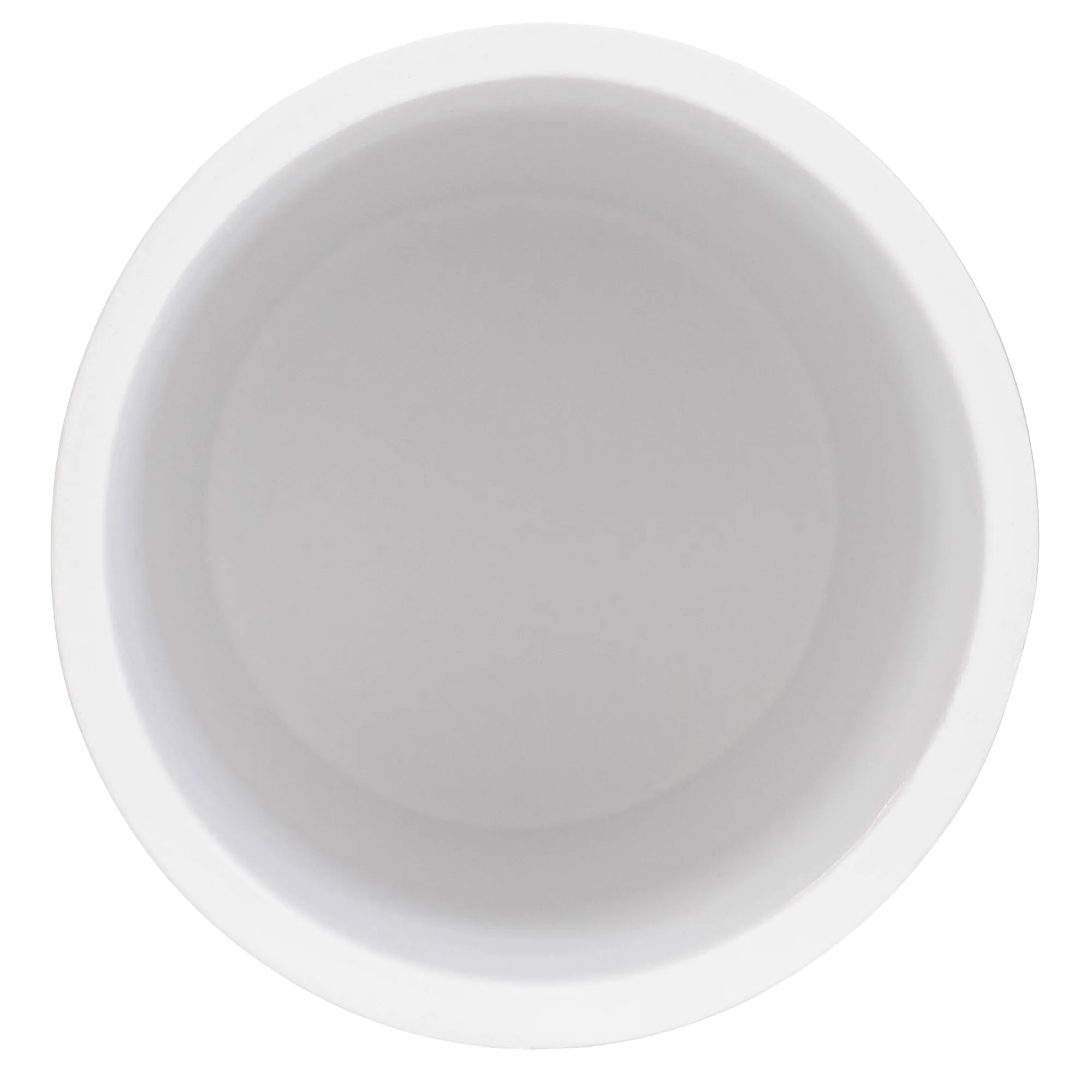 Lunel apvalus vonios puodelis, baltas