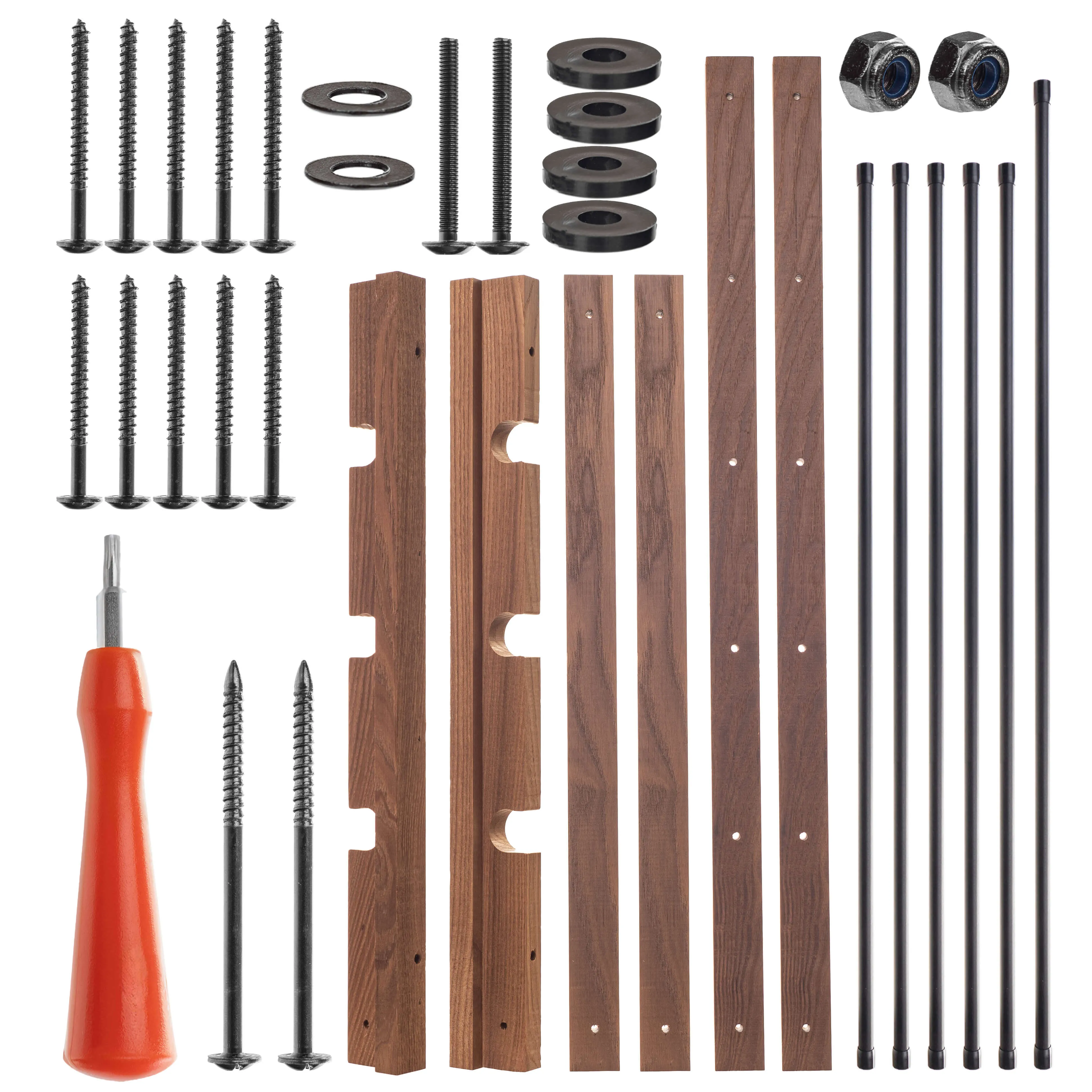 „Ferrara“ 53 cm savaime surenkama prie sienos montuojama skalbinių džiovyklė