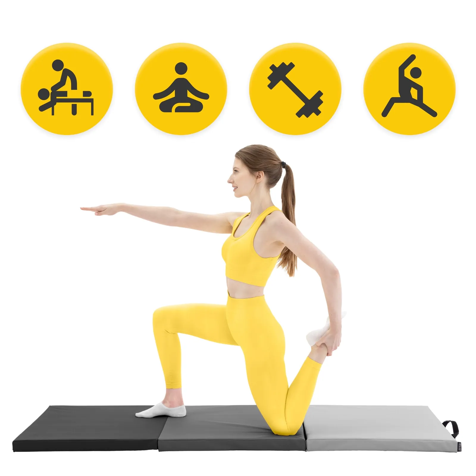 Sulankstomas gimnastikos kilimėlis