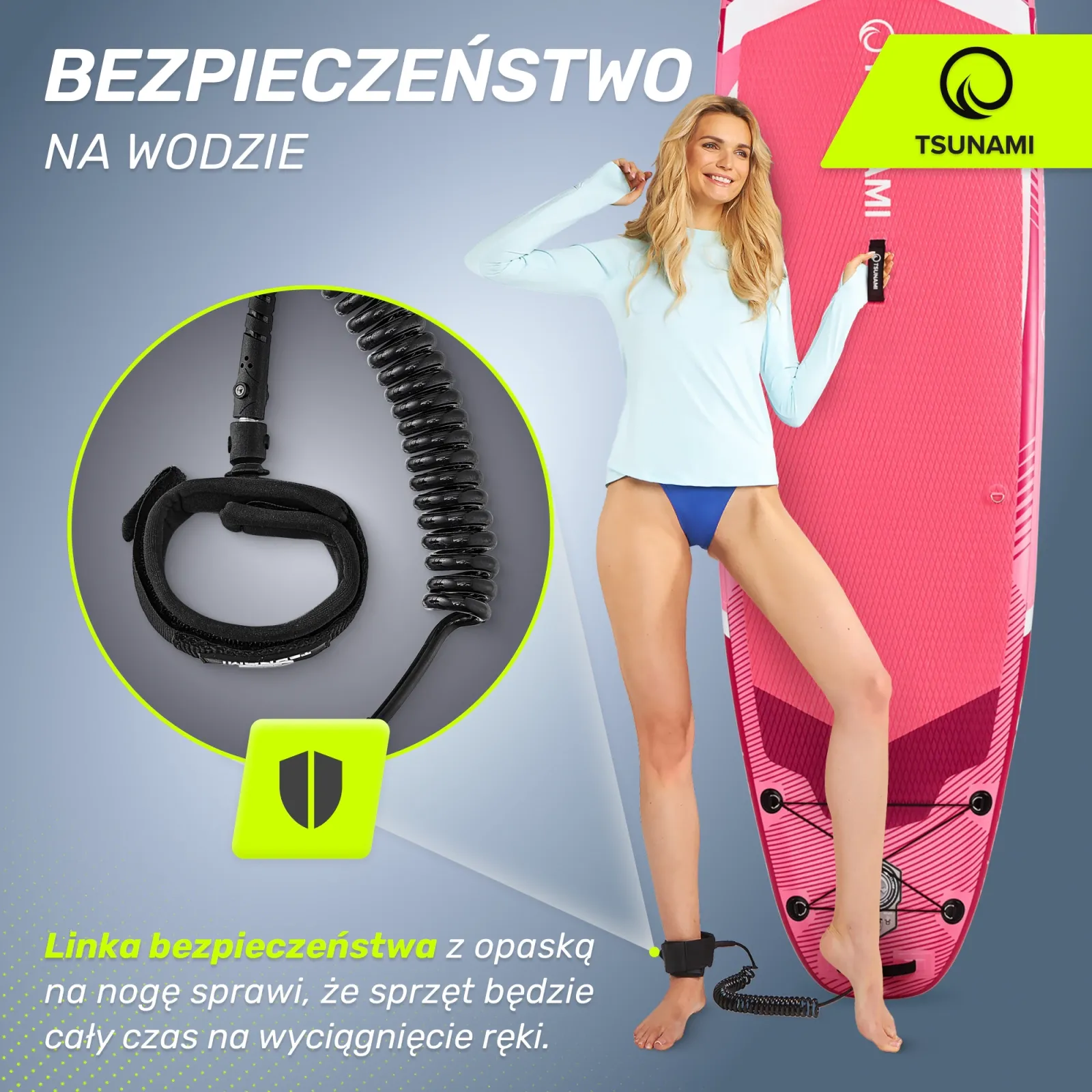 SUP PRO TSUNAMI irklentė 350 cm T10