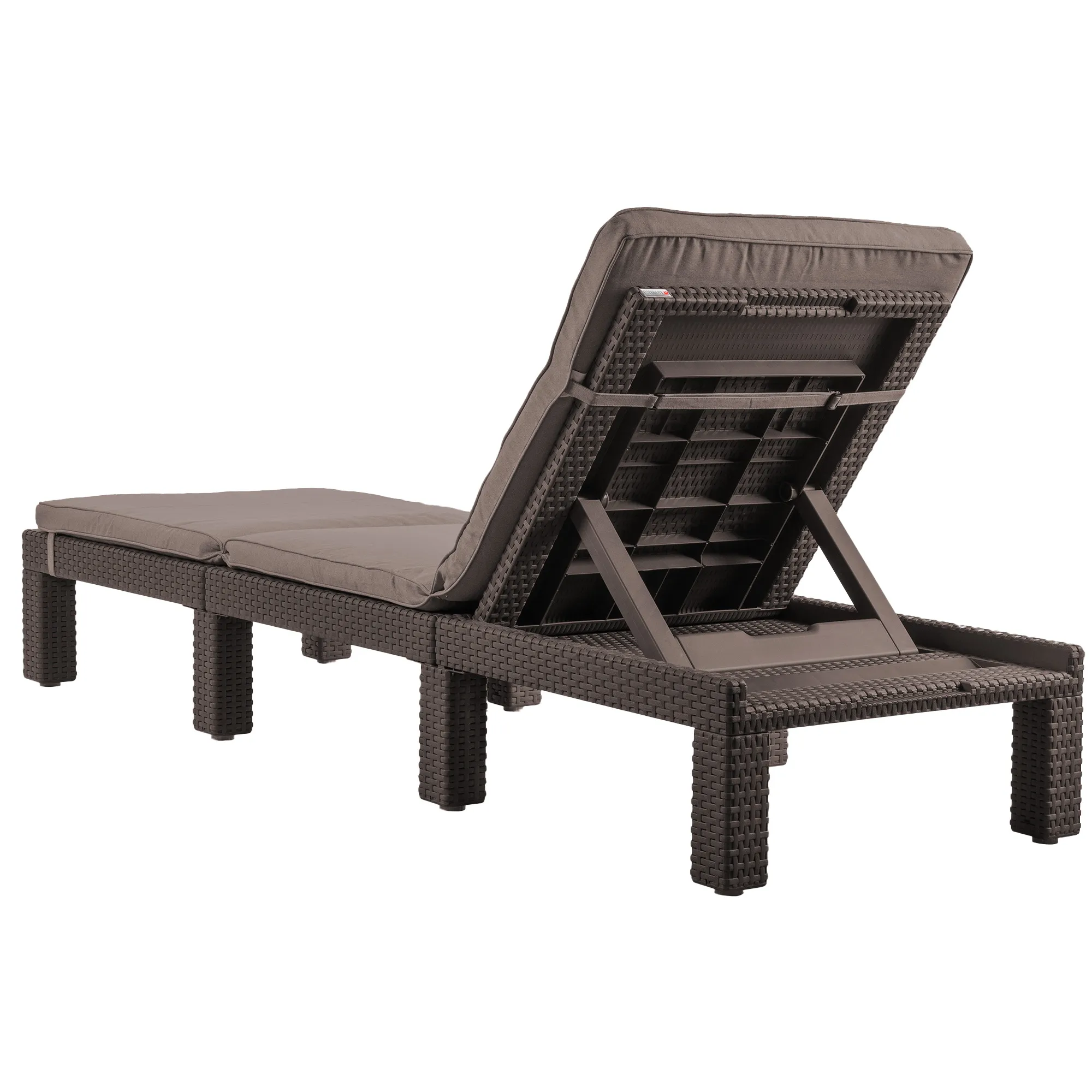„Daytona Deluxe Keter“ sodo gultai, rudi, 2 vnt.